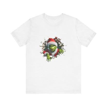 T-Shirt The Grinch Unisex Jersey Short Sleeve Tee | Soft Cotton Christmas T-Shirt Solid White Blend