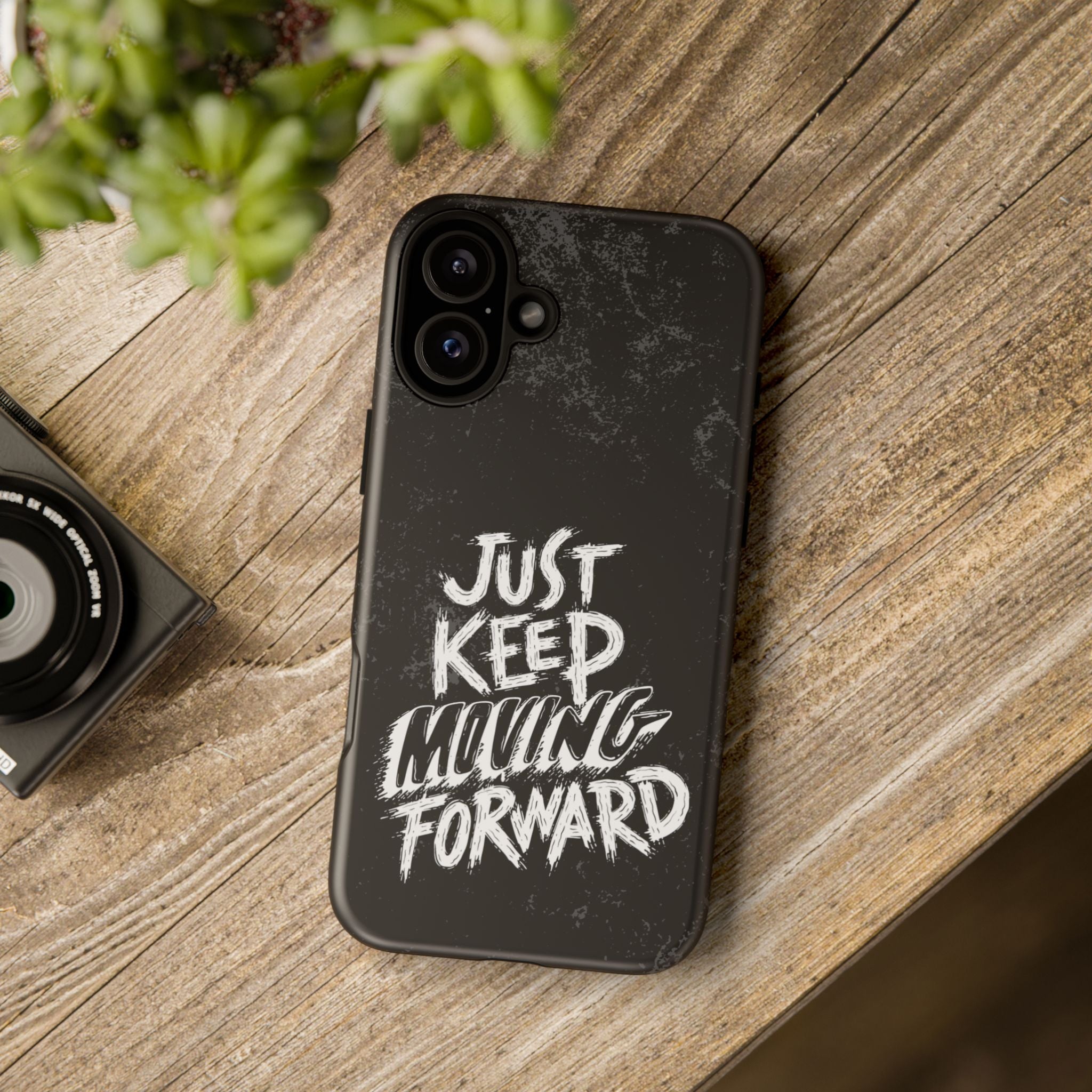 Tough Cases - Keep Moving Forward Quote Themed Phone Protection for iPhone, Samsung, and Google Pixel (Matte/Glossy)