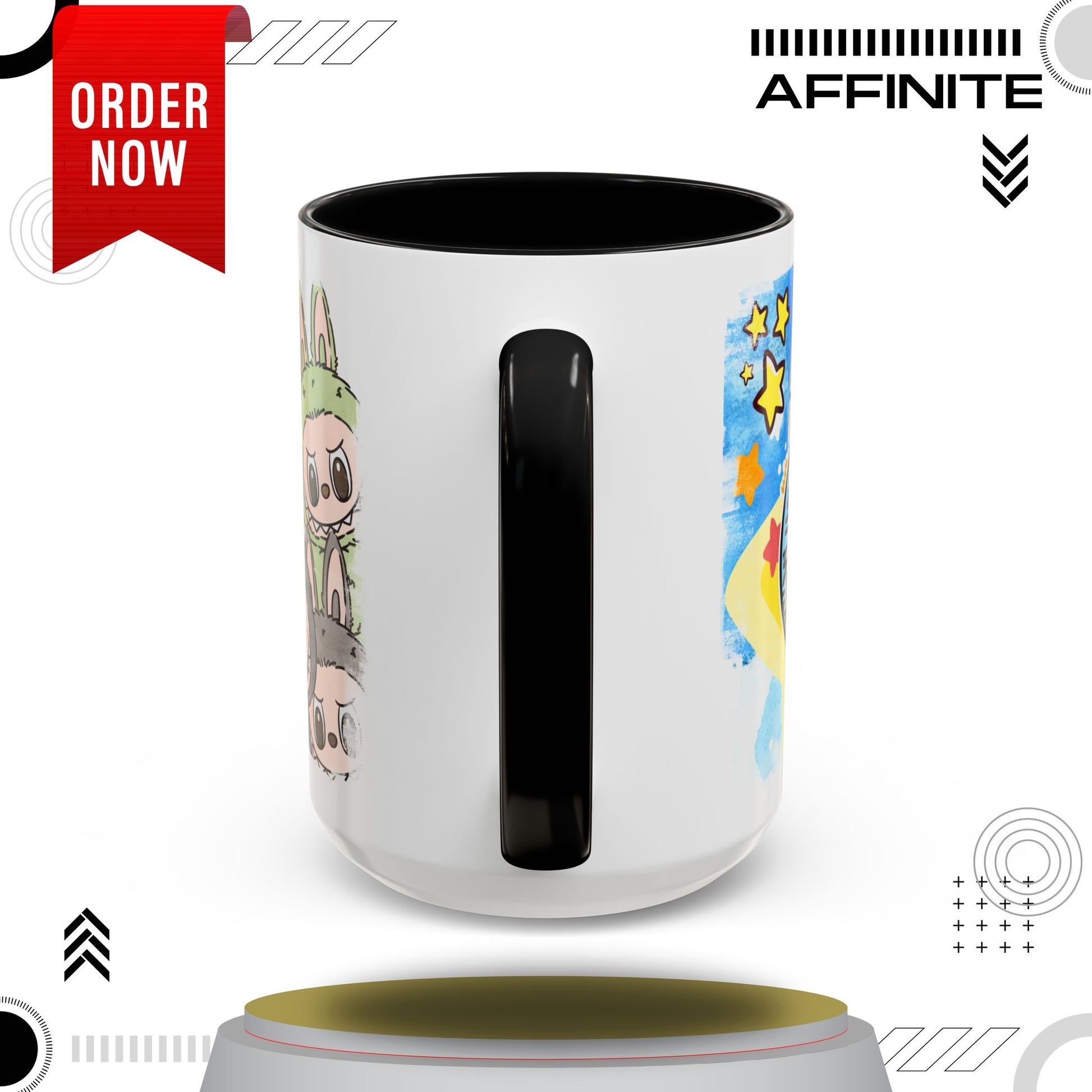 Mug Lazy Yoga Monsters Coffee Mug - Fun Accent Mug for Yoga Lovers