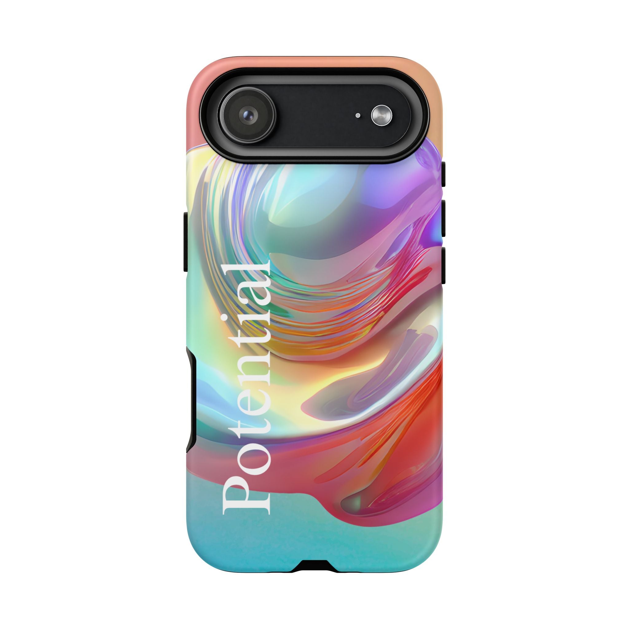 Colorful Phone Tough Case - "Potential" Metamorph Design