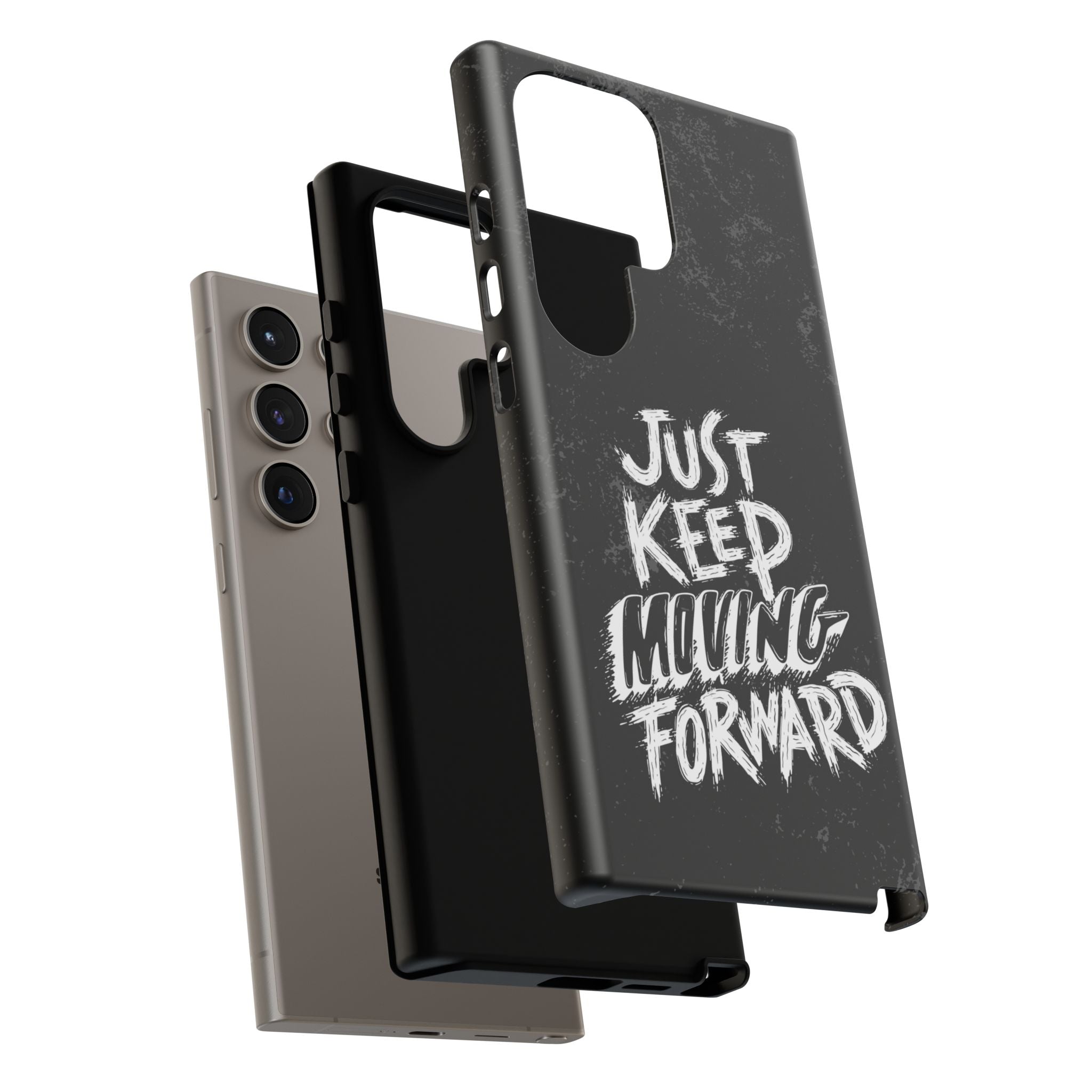Tough Cases - Keep Moving Forward Quote Themed Phone Protection for iPhone, Samsung, and Google Pixel (Matte/Glossy)