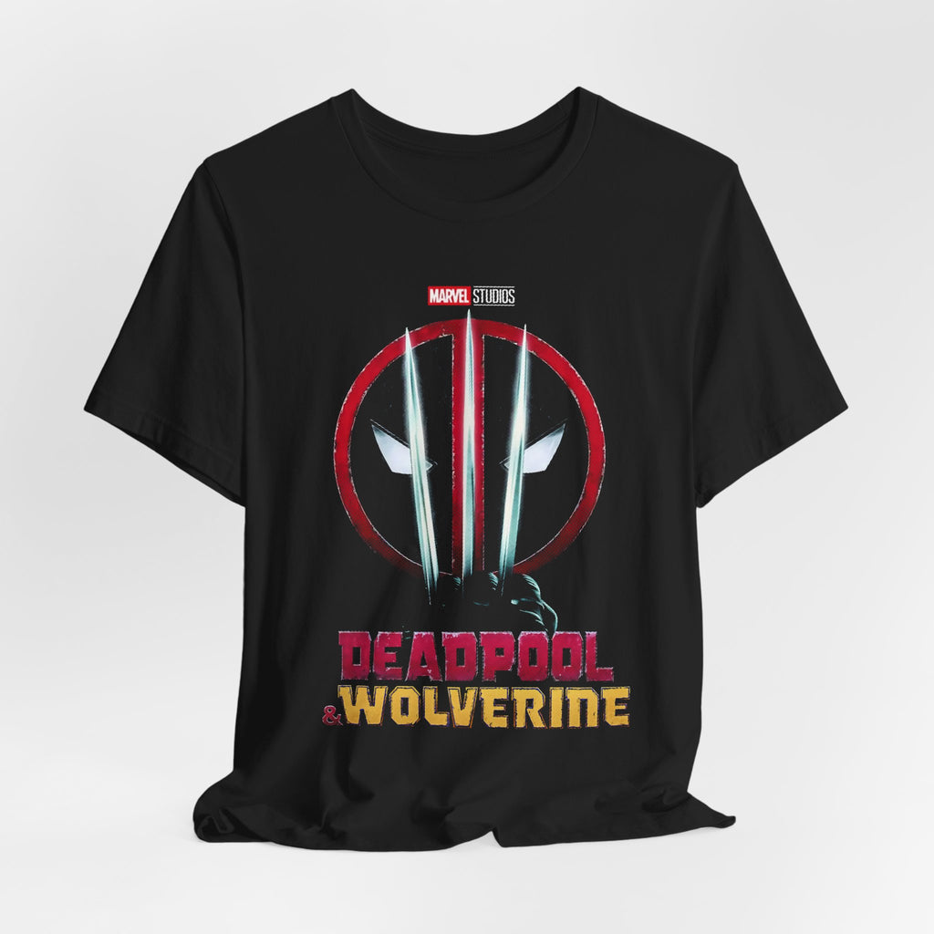 Deadpool and Wolverine T-Shirt – Marvel Graphic Tee for Comic Fans | Unisex Cotton Jersey