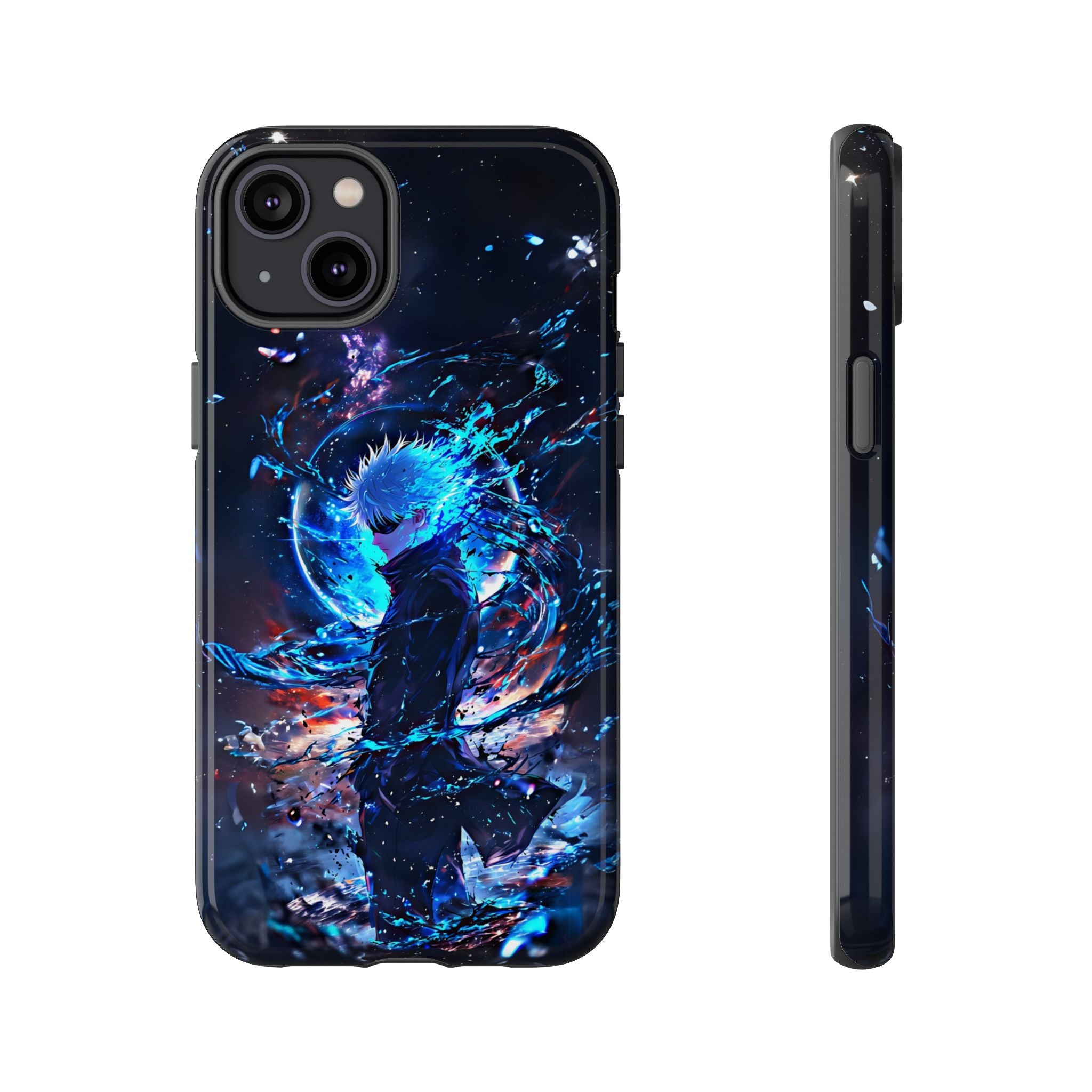 Anime Tough Phone Case – Gojou Satoru Design for iPhone, Samsung, and Google Pixel