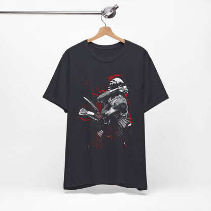 T-Shirt Dark Warrior Graphic Tee | Cool Casual Streetwear Dark Grey