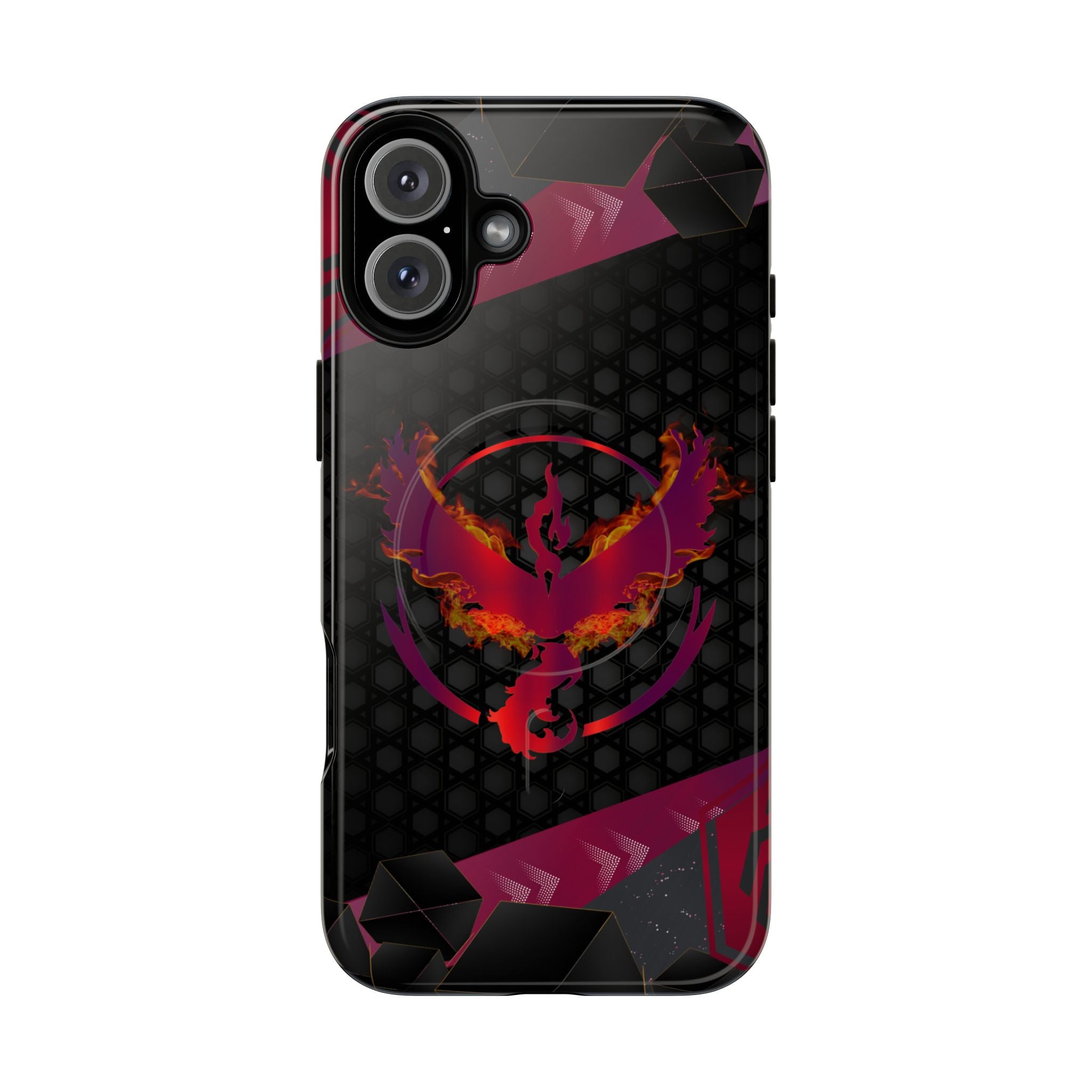 Pokémon Phone Case – Team Valor Tough MagSafe for iPhone 15, 16, 17 | Dual-Layer Armor + Magnetic Charging