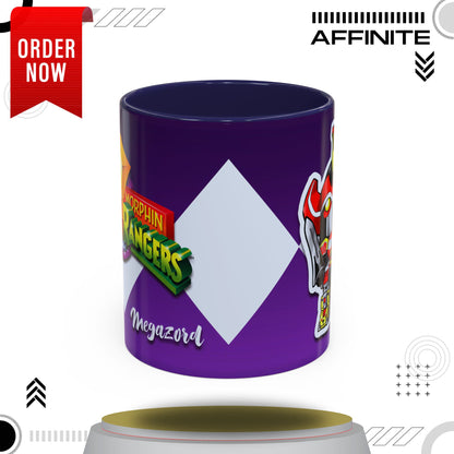 Mug Mighty Morphin Power Rangers Megazord Ceramic Mug - 11oz & 15oz Coffee Mug - Accent Mug for Pop Culture Fans