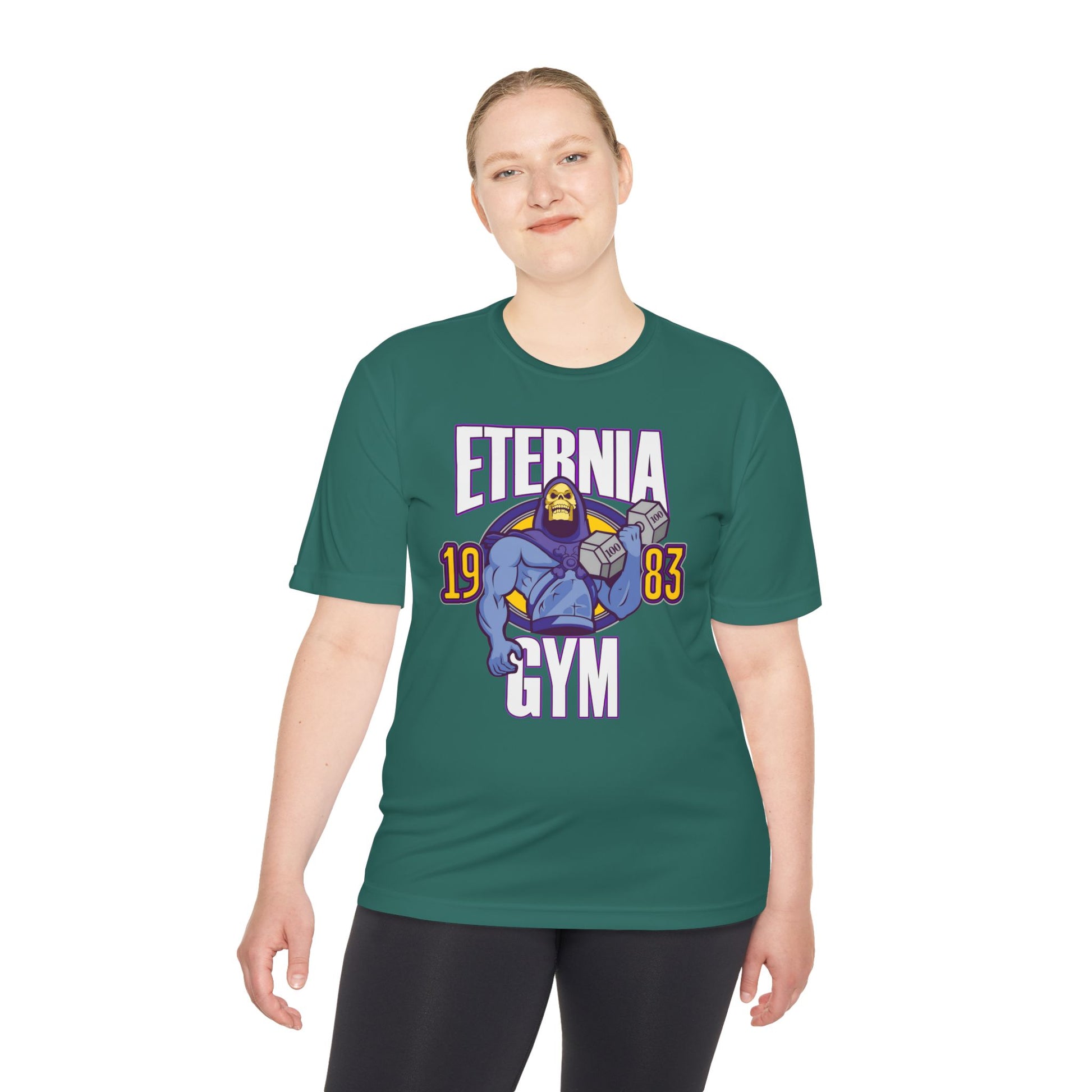 T-Shirt Eternia Gym Unisex Moisture Wicking Tee - Vintage Muscle Workout Shirt