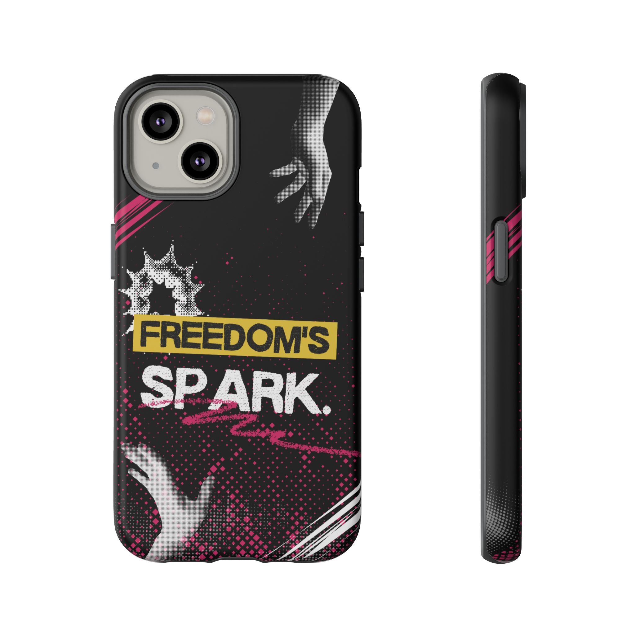 Tough Cases - Freedom's Spark Motivationsl Themed Phone Protection for iPhone, Samsung, and Google Pixel (Matte/Glossy)