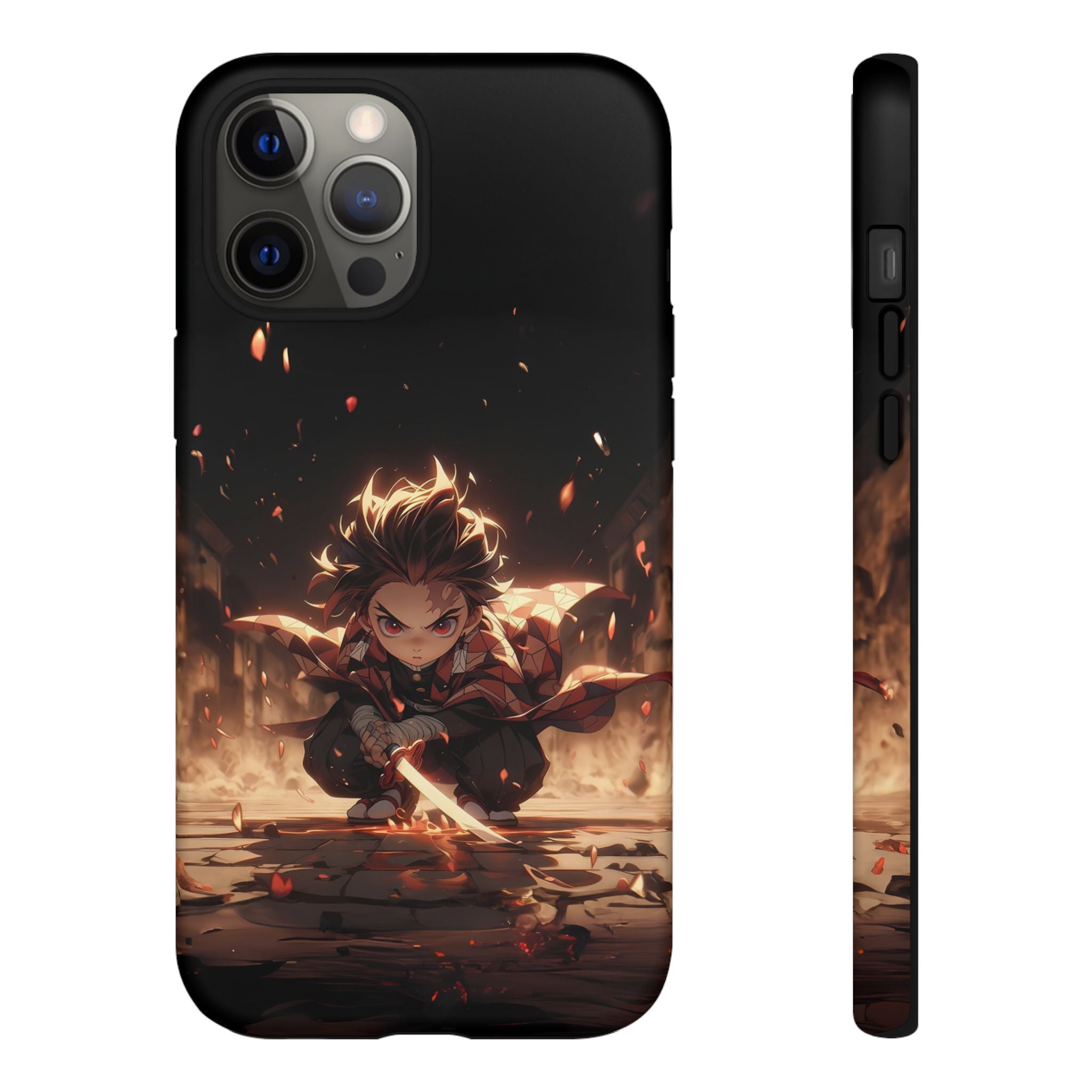 Tough Phone Case – Chibi Tanjiro Kamado Anime Protective Case for iPhone & Samsung