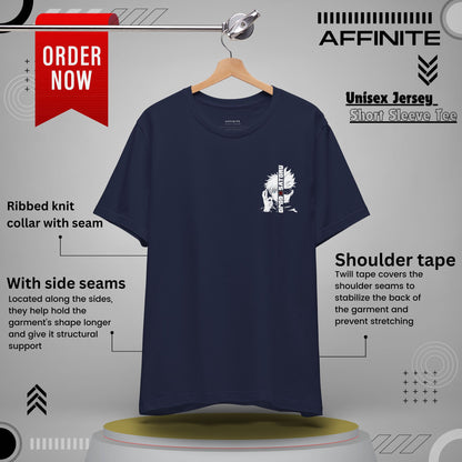 T-Shirt Unisex Anime Jujutsu Kaisen T-shirt - Gojou Satoru Design Navy