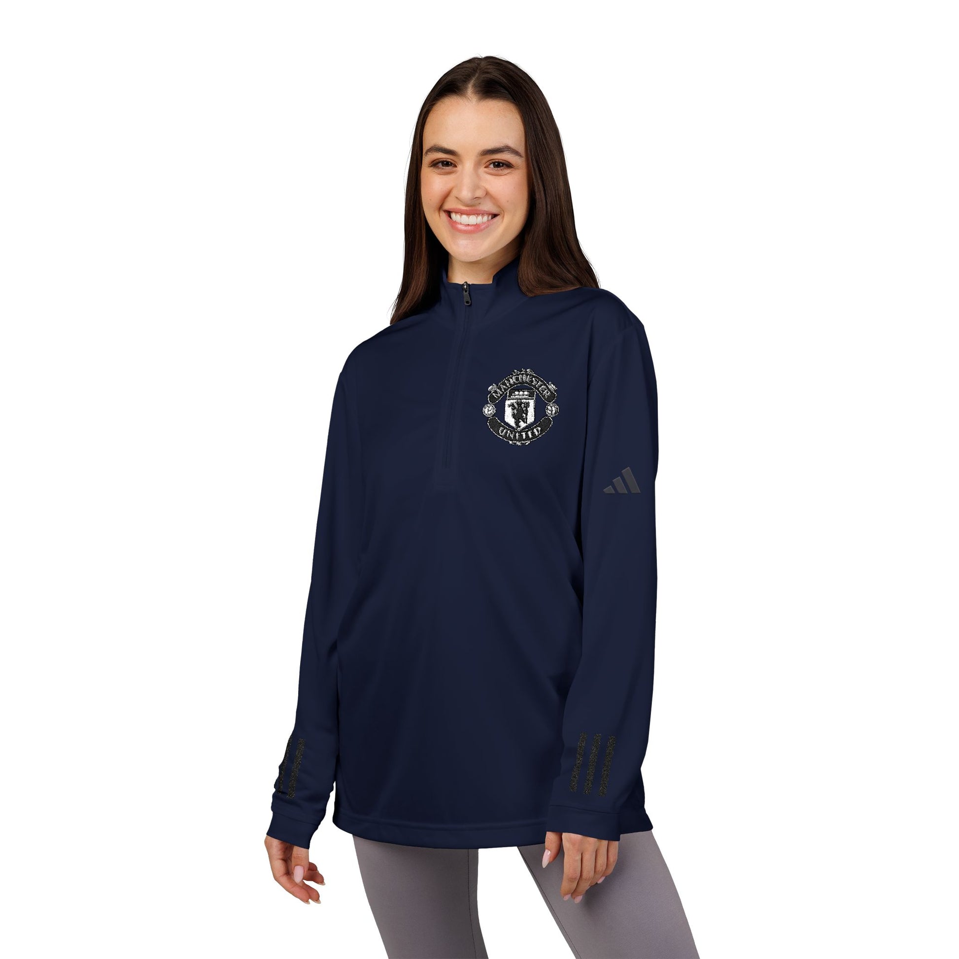 Sweatshirt adidas® Quarter-Zip Pullover (Embroidery)