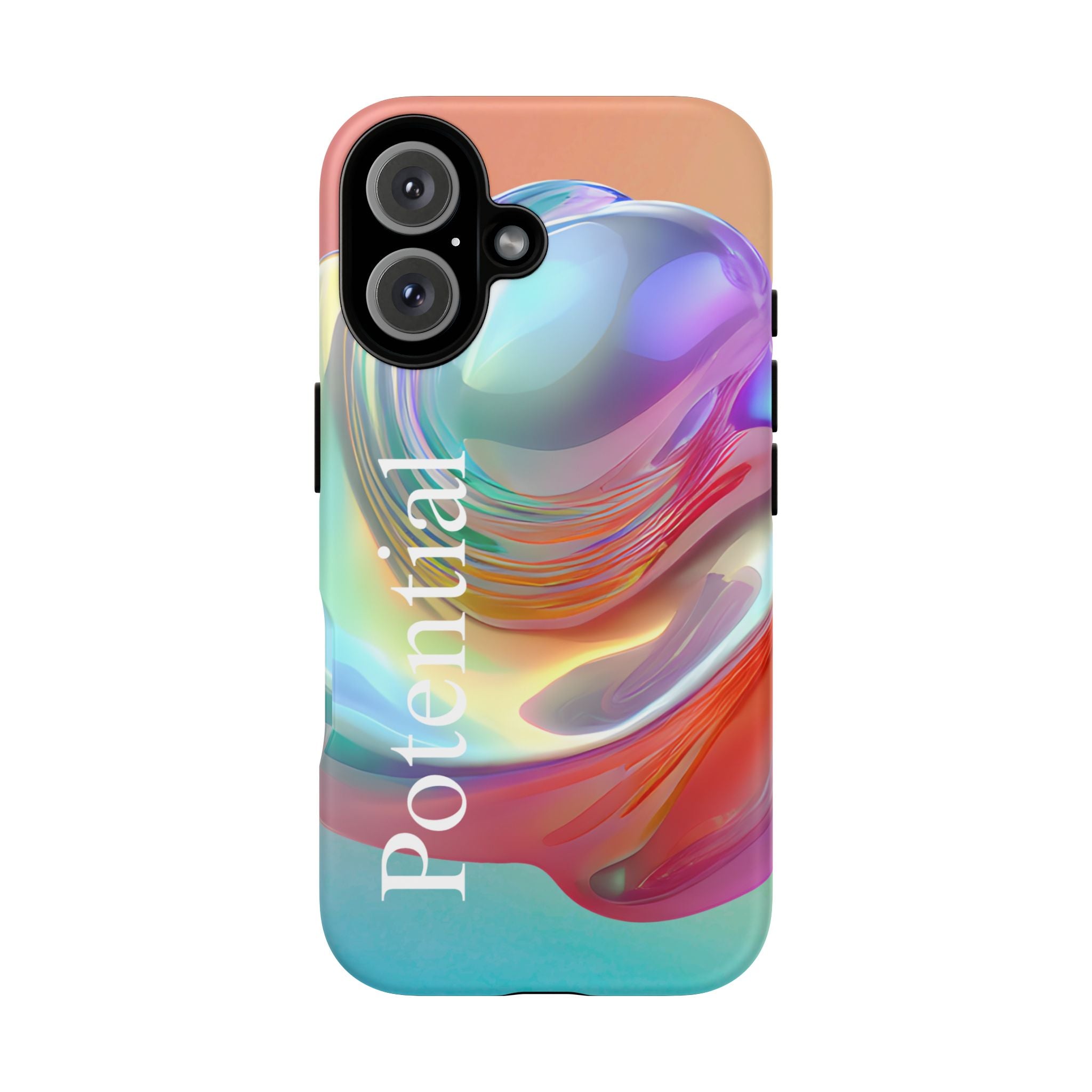 Colorful Phone Tough Case - "Potential" Metamorph Design