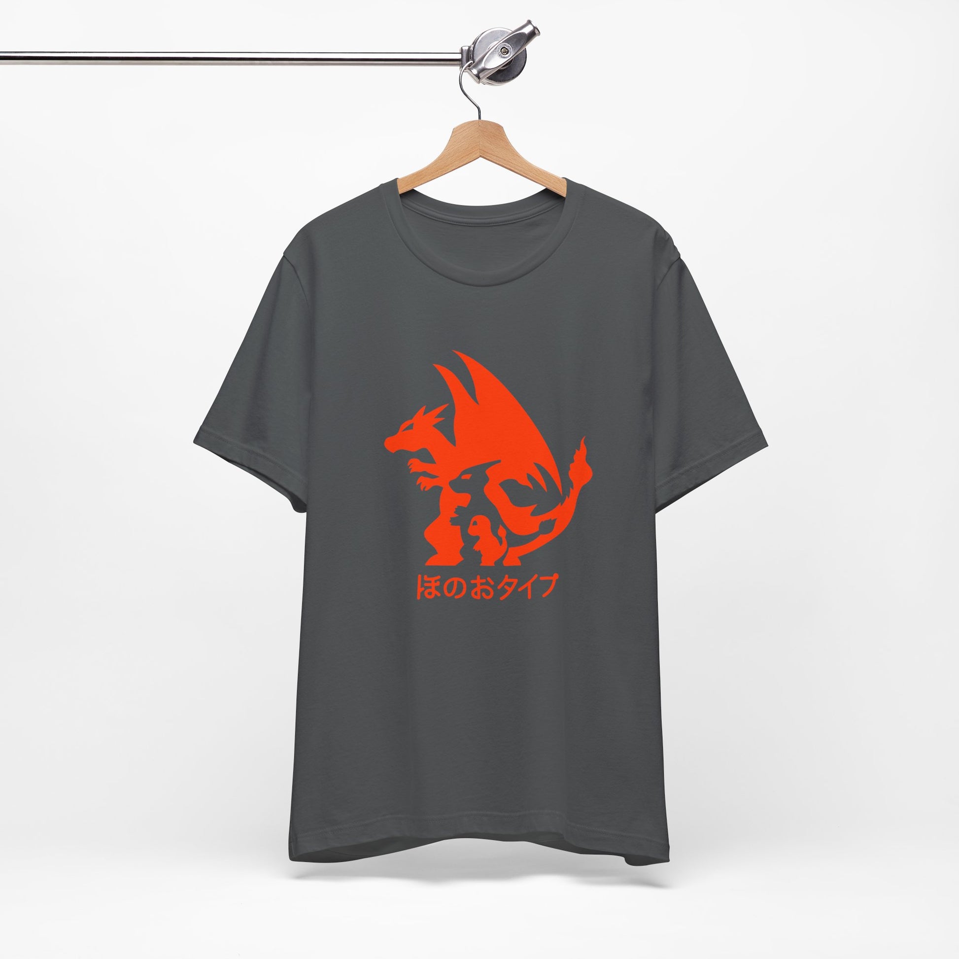T-Shirt Unisex Dragon Graphic Tee - Perfect for Gamers, Anime Lovers, Casual Wear, Birthday Gifts, Fun Events, Cozy Vibes Asphalt