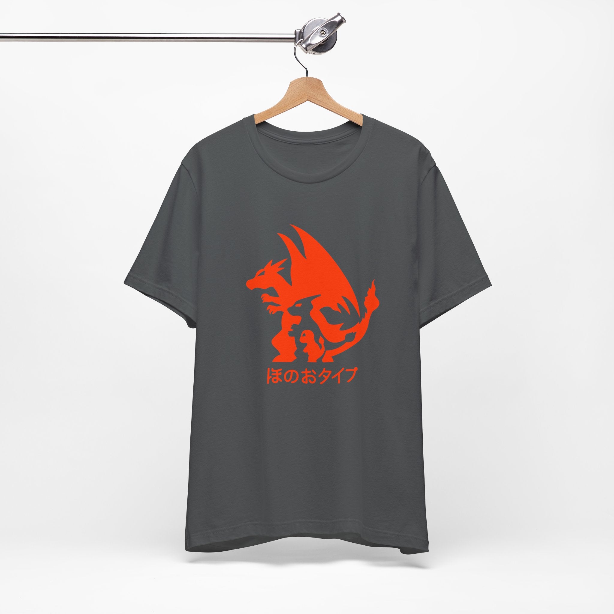T-Shirt Unisex Dragon Graphic Tee - Perfect for Gamers, Anime Lovers, Casual Wear, Birthday Gifts, Fun Events, Cozy Vibes Asphalt