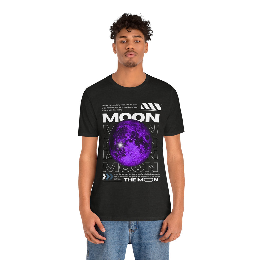 T-Shirt Unisex Moon-Themed T-Shirt | Casual Short Sleeve Tee | Astronaut Lover Gift
