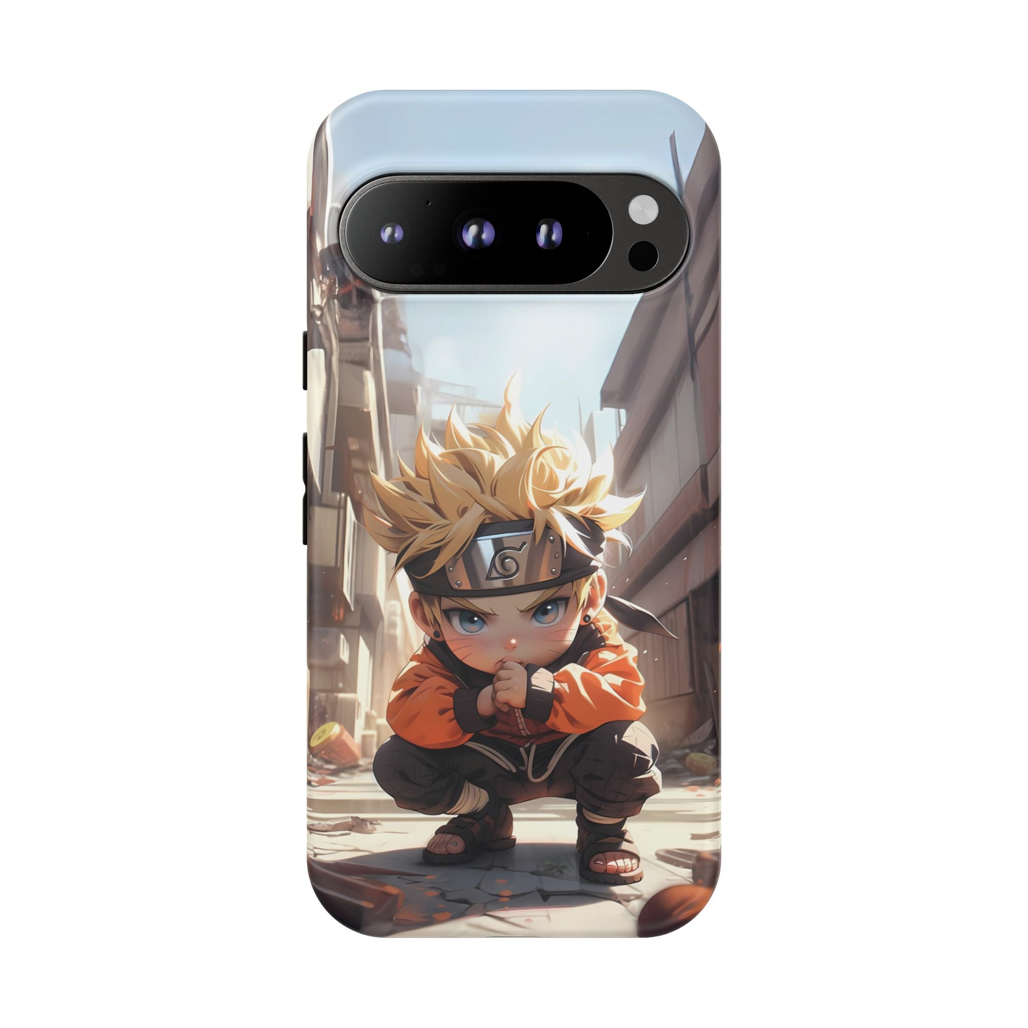 Chibi Naruto Tough Phone Case – Anime Protective Case for iPhone & Samsung, UV Resistant, Durable & Stylish
