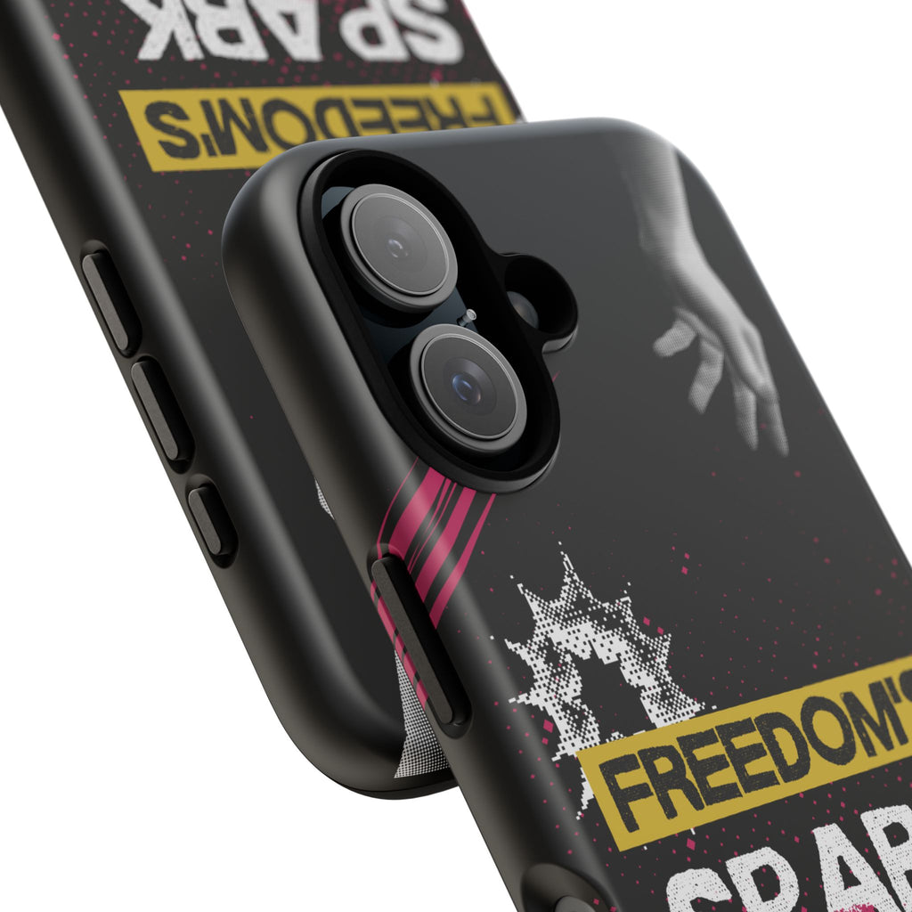 Tough Cases - Freedom's Spark Motivationsl Themed Phone Protection for iPhone, Samsung, and Google Pixel (Matte/Glossy)