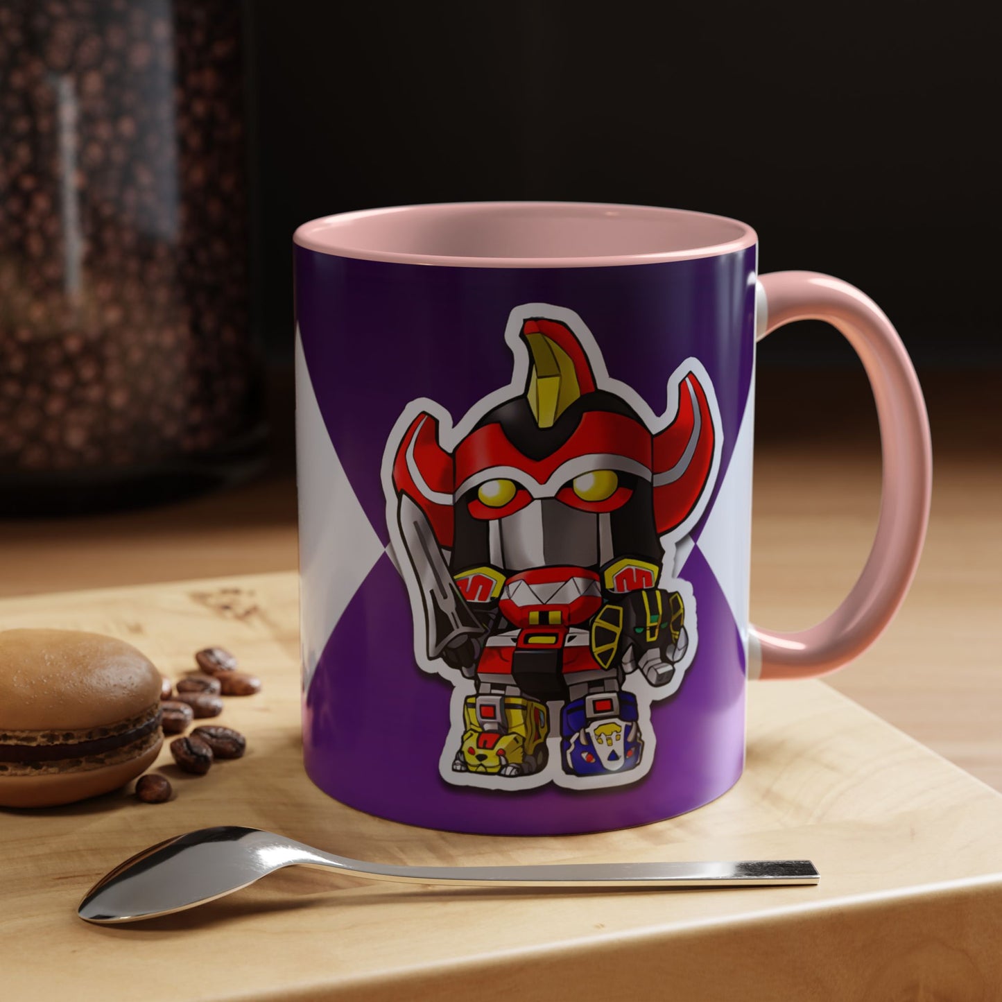 Mug Mighty Morphin Power Rangers Megazord Ceramic Mug - 11oz & 15oz Coffee Mug - Accent Mug for Pop Culture Fans