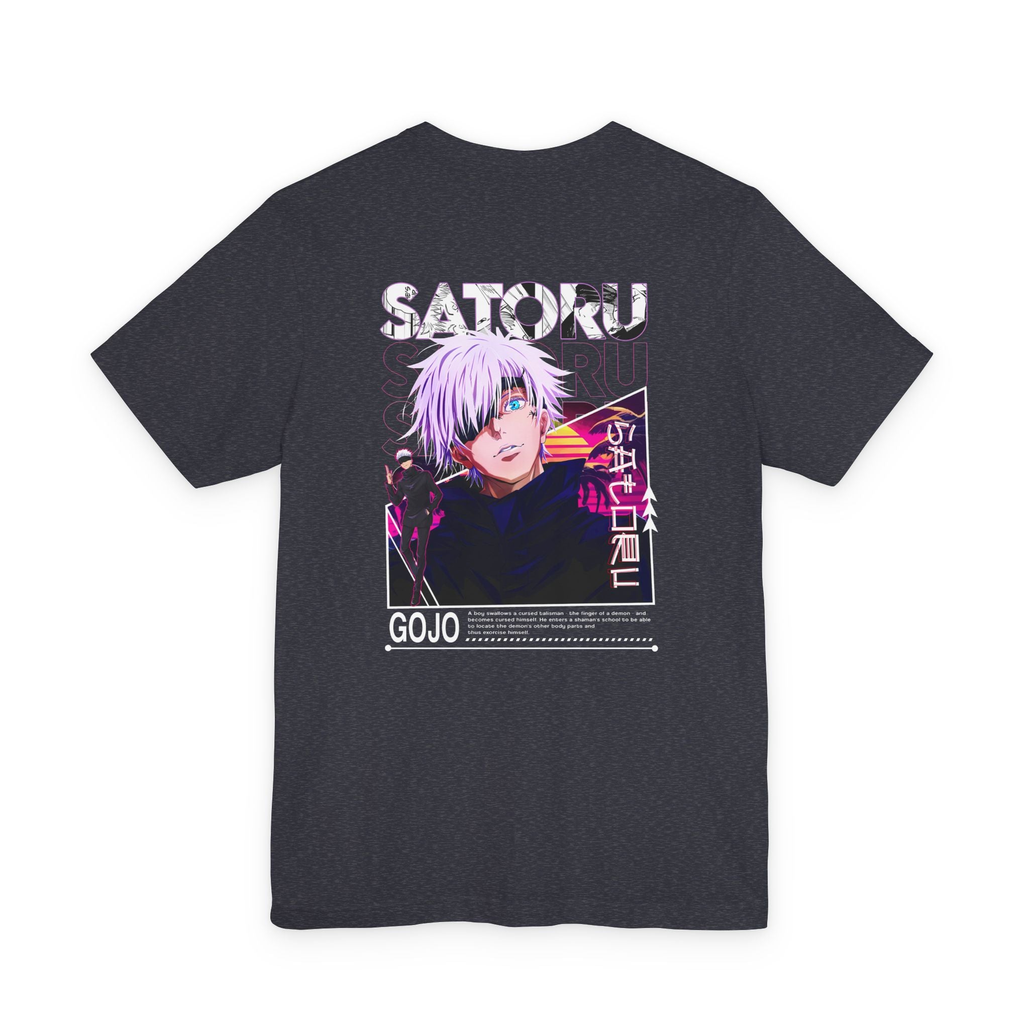 Gojou Satoru Shirt – Unisex Anime Graphic Tee | Soft Cotton for Jujutsu Kaisen Fans & Collectors