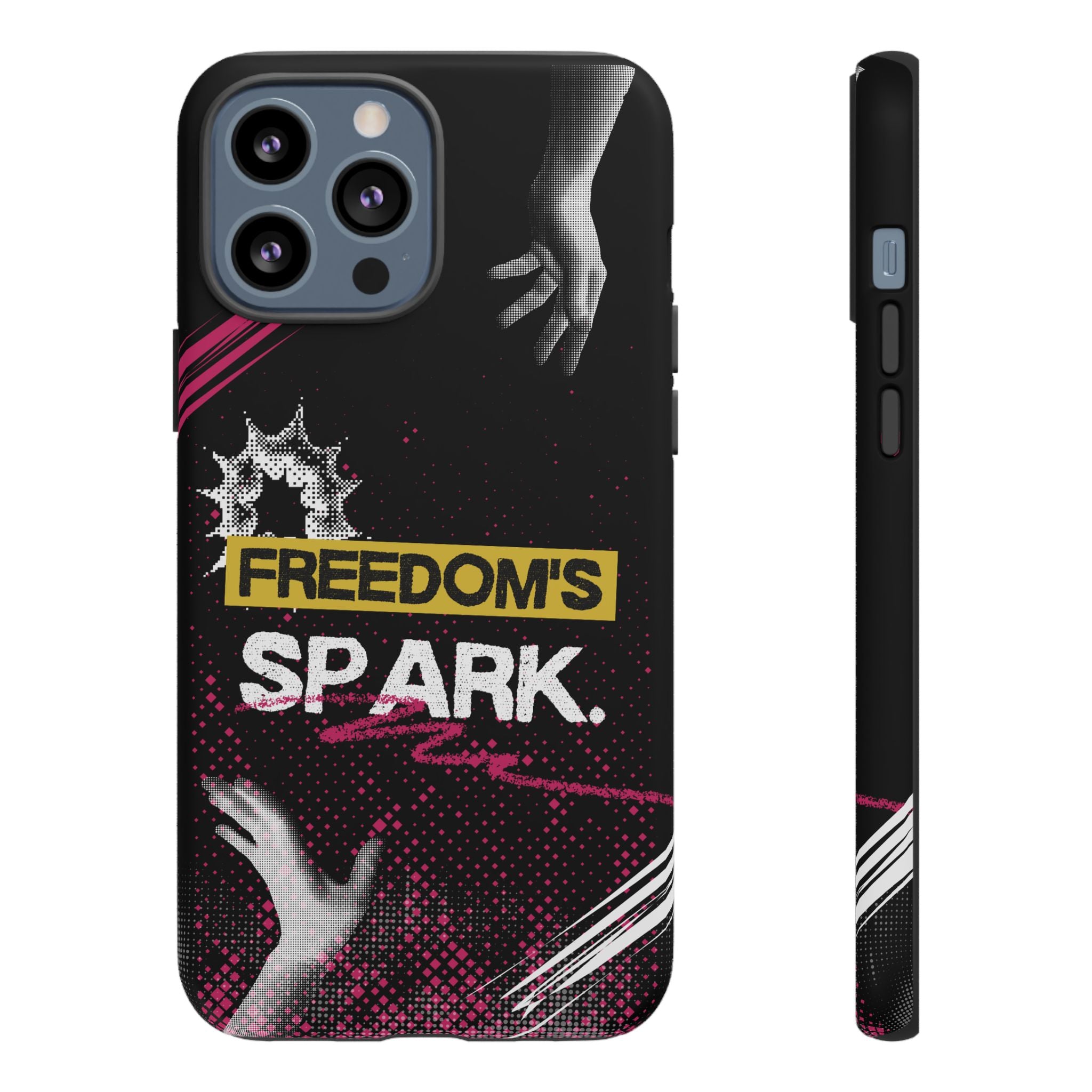 Tough Cases - Freedom's Spark Motivationsl Themed Phone Protection for iPhone, Samsung, and Google Pixel (Matte/Glossy)