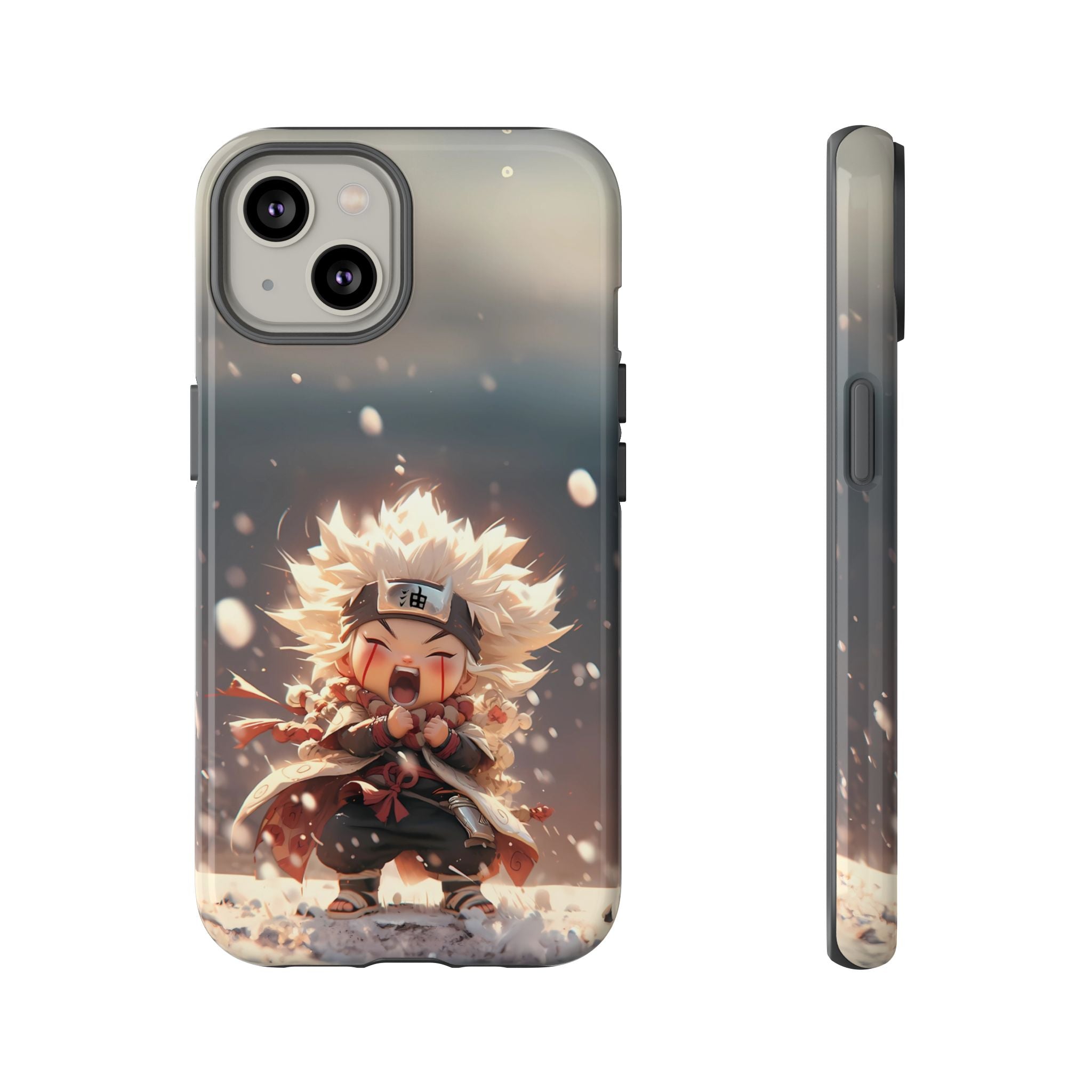 Anime Phone Case – Chibi Jiraiya Tough Protective Case for iPhone & Samsung