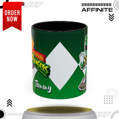 Mug Green Ranger Mug – 11oz & 15oz Mighty Morphin Power Rangers Ceramic Cup