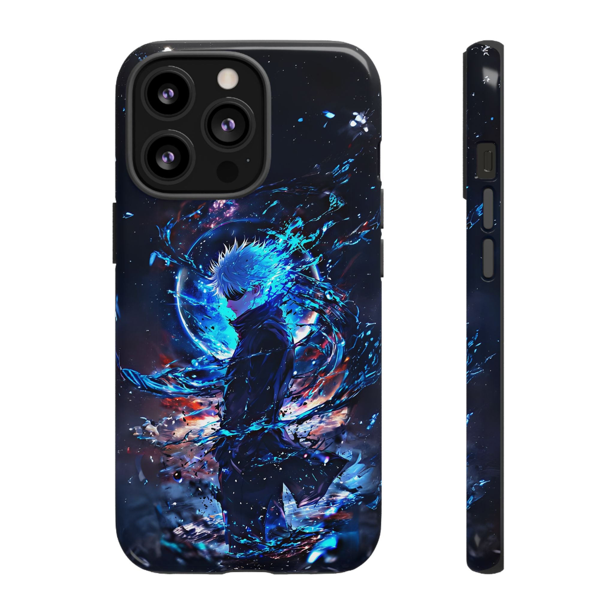 Anime Tough Phone Case – Gojou Satoru Design for iPhone, Samsung, and Google Pixel