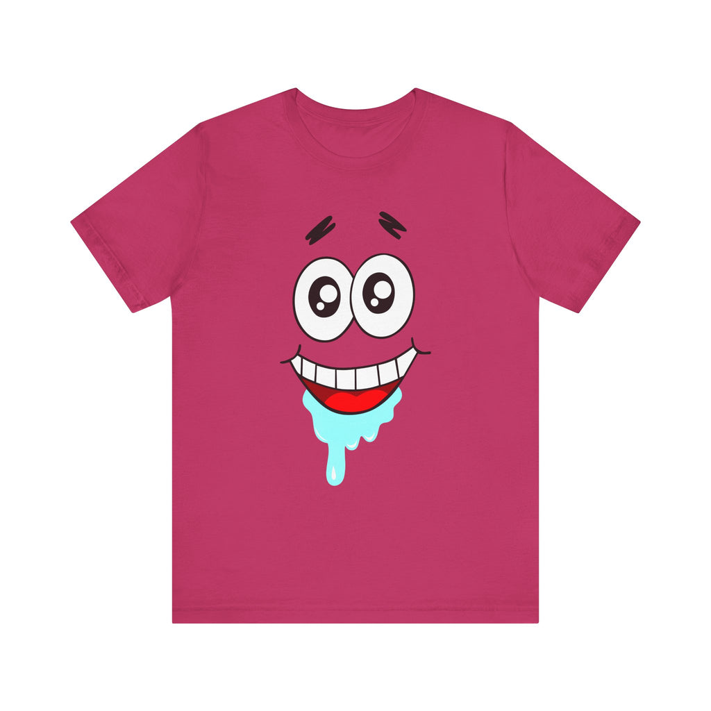 T-Shirt Cartoon Clothing - Spongebob Graphic Tee (Patrick & Mr. Krab) Berry