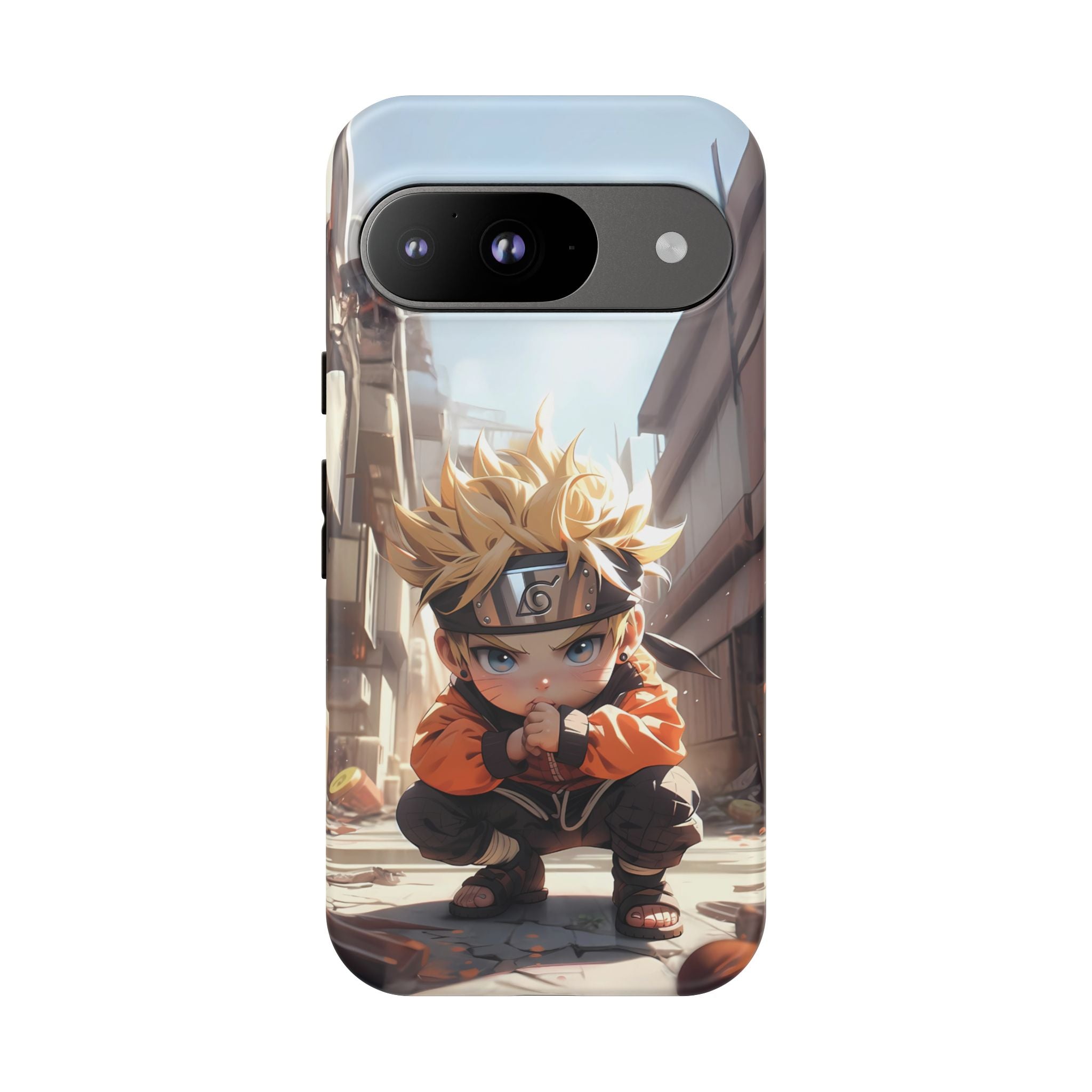 Chibi Naruto Tough Phone Case – Anime Protective Case for iPhone & Samsung, UV Resistant, Durable & Stylish