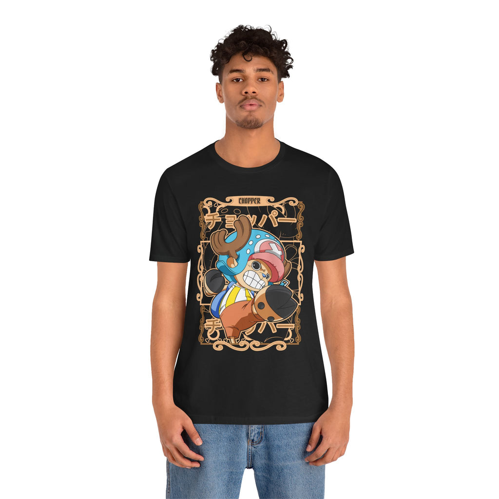 Anime-Inspired Unisex Short Sleeve Tee - 100% Cotton Chopper T-Shirt by Bella+Canvas