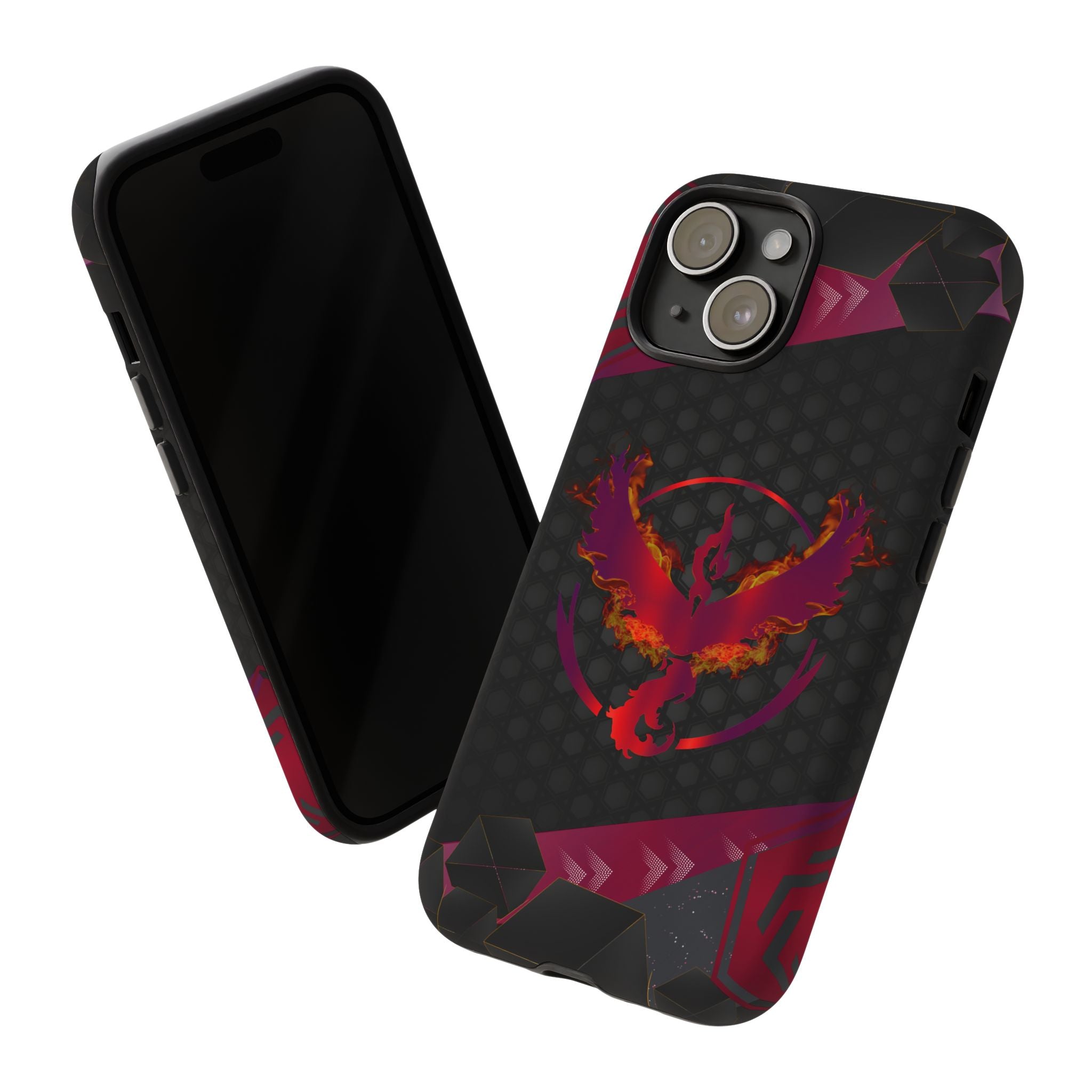 Pokémon Phone Case – Team Valor Tough & Rugged Dual-Layer Protection for iPhone, Samsung, Pixel | Wireless Charging Ready