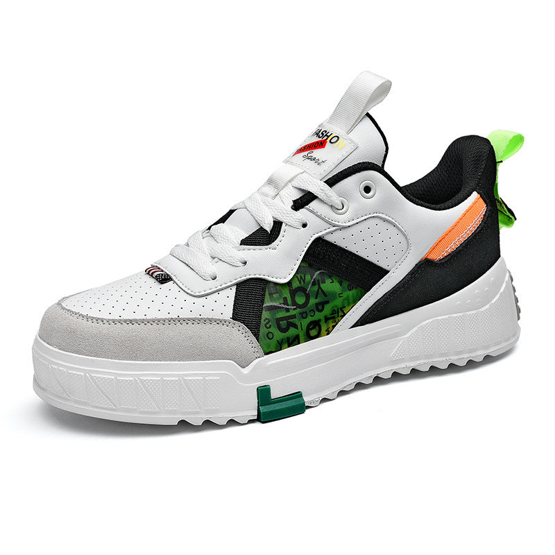 Casual Shoes Summer New Outdoor Thick-soled Simple Student Personality Trendy Shoes Old Shoes White