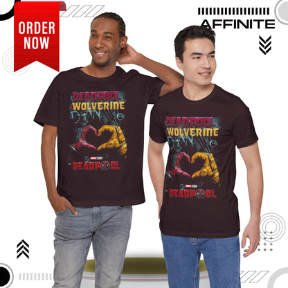 T-Shirt Deadpool Wolverine T-Shirt | Marvel Unisex Graphic Tee | Perfect Gift for Fans