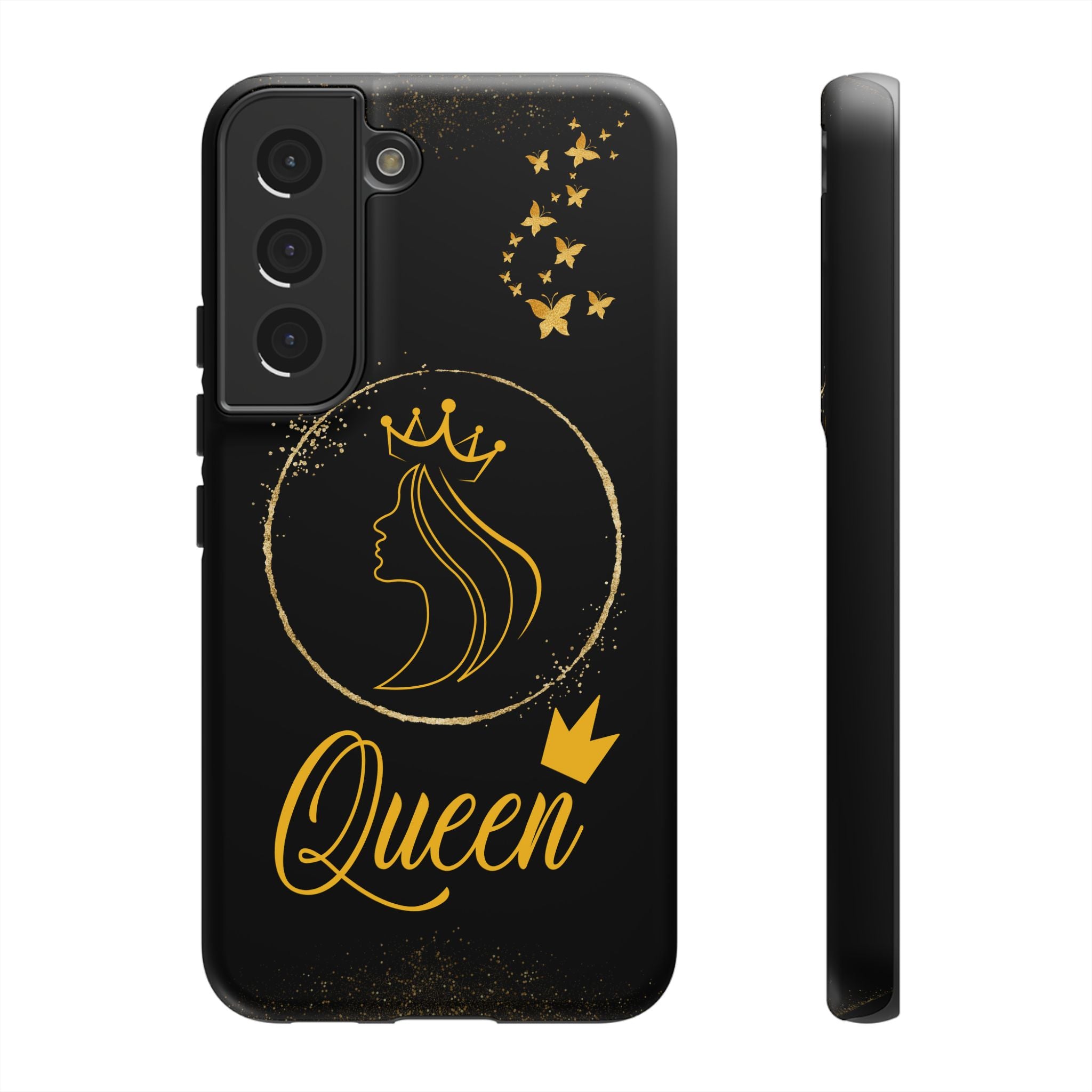 Tough Case Queen Phone Case – Matte & Glossy Crown Design for iPhone, Samsung & Pixel Samsung Galaxy S22 Matte