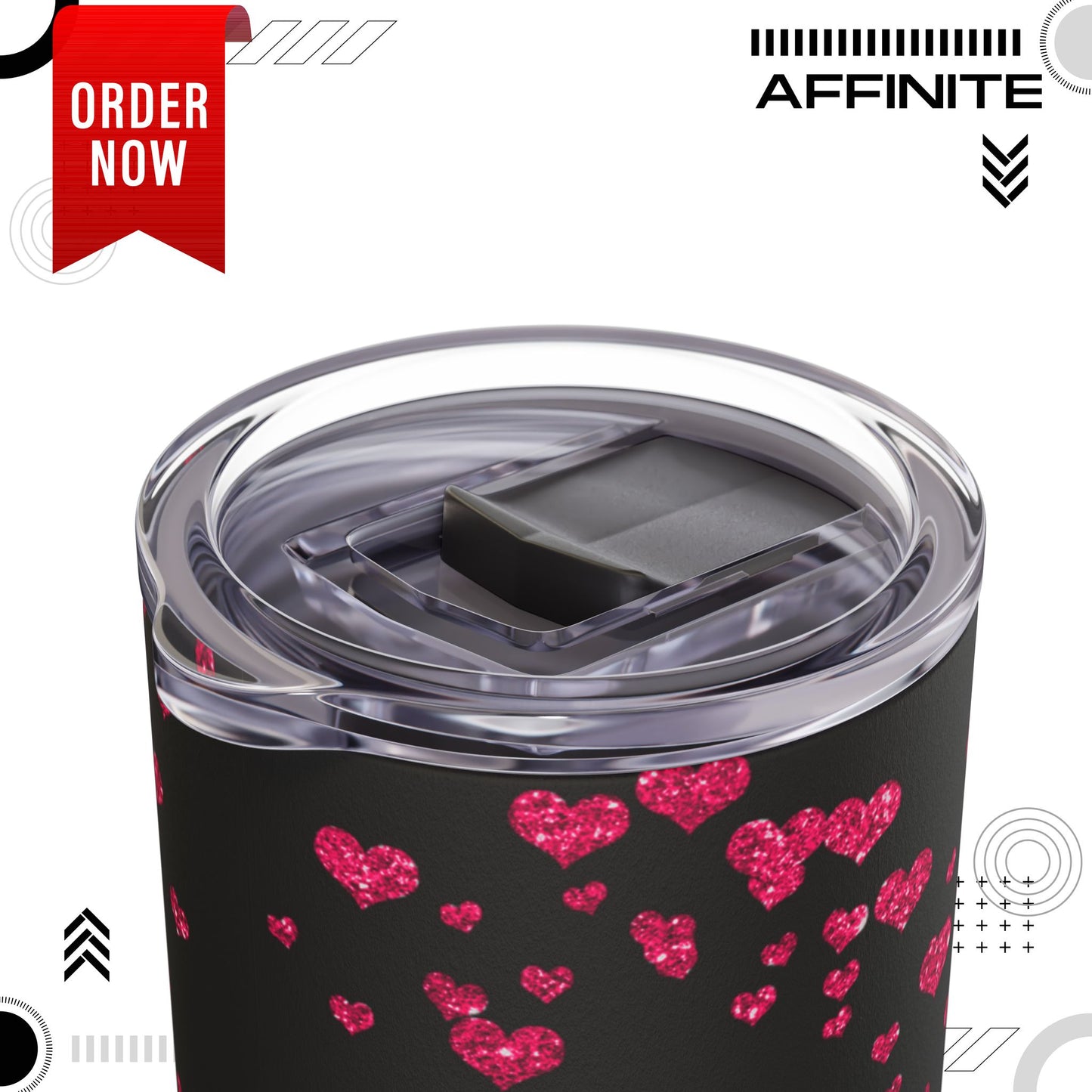 Tumblers Love Tumbler Cup – 20oz Matte Design for Hot & Cold Drinks