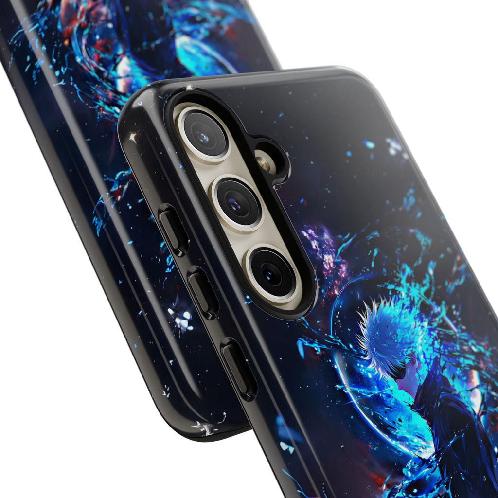 Anime Tough Phone Case – Gojou Satoru Design for iPhone, Samsung, and Google Pixel