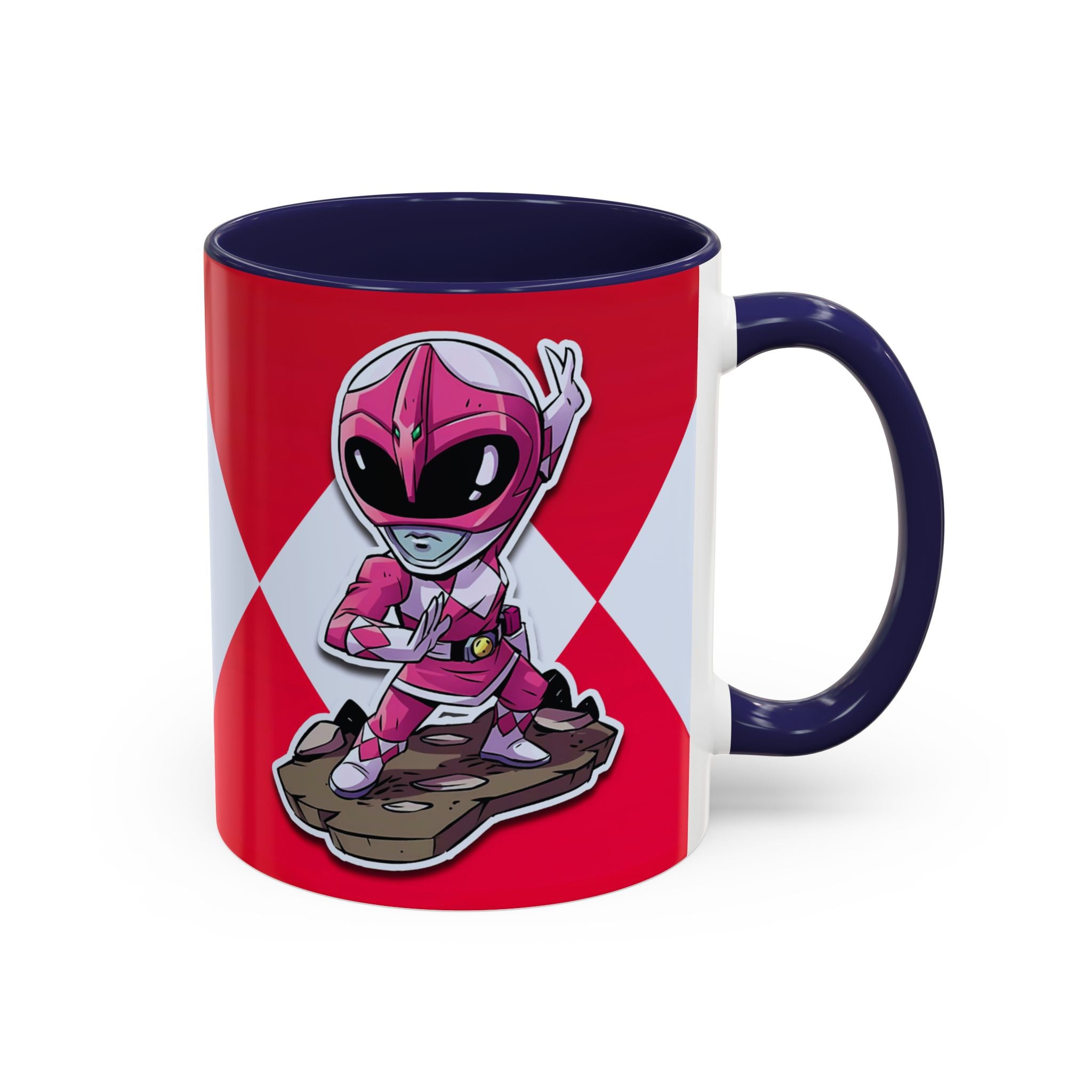 Mighty Morphin Power Rangers Pink Ranger Ceramic Mug - 11oz & 15oz Coffee Mug - Accent Mug for Pop Culture Fans