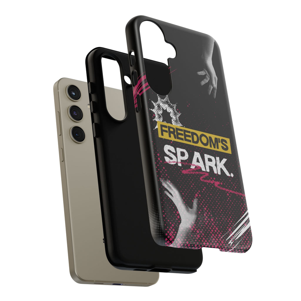 Tough Cases - Freedom's Spark Motivationsl Themed Phone Protection for iPhone, Samsung, and Google Pixel (Matte/Glossy)