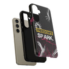 Tough Cases - Freedom's Spark Motivationsl Themed Phone Protection for iPhone, Samsung, and Google Pixel (Matte/Glossy)