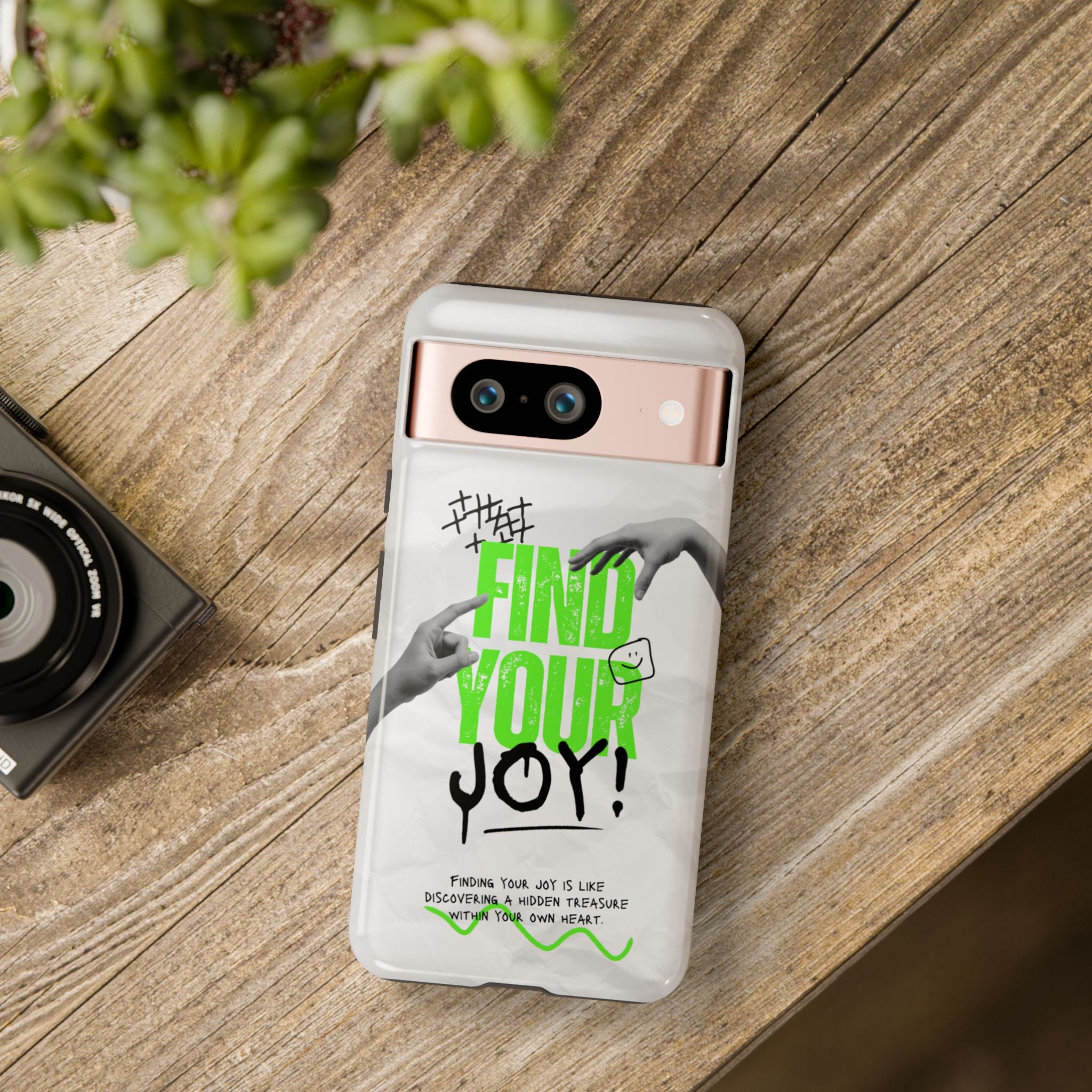 Phone Cases - Find Your Joy Themed Tough Phone Protection for iPhone, Samsung, Google Pixel (Matte/Glossy)