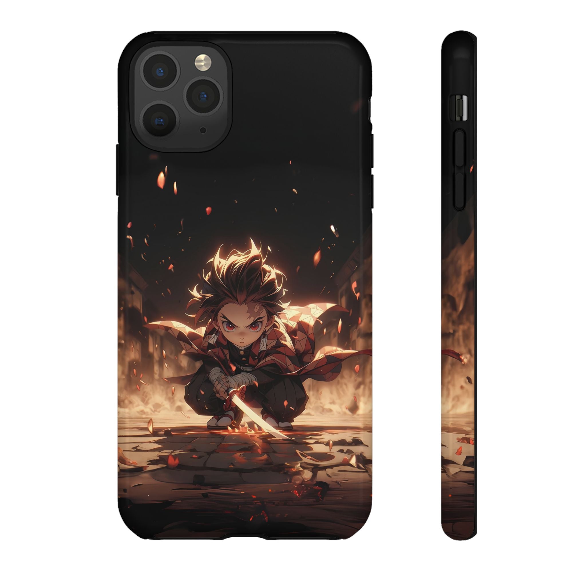 Tough Phone Case – Chibi Tanjiro Kamado Anime Protective Case for iPhone & Samsung