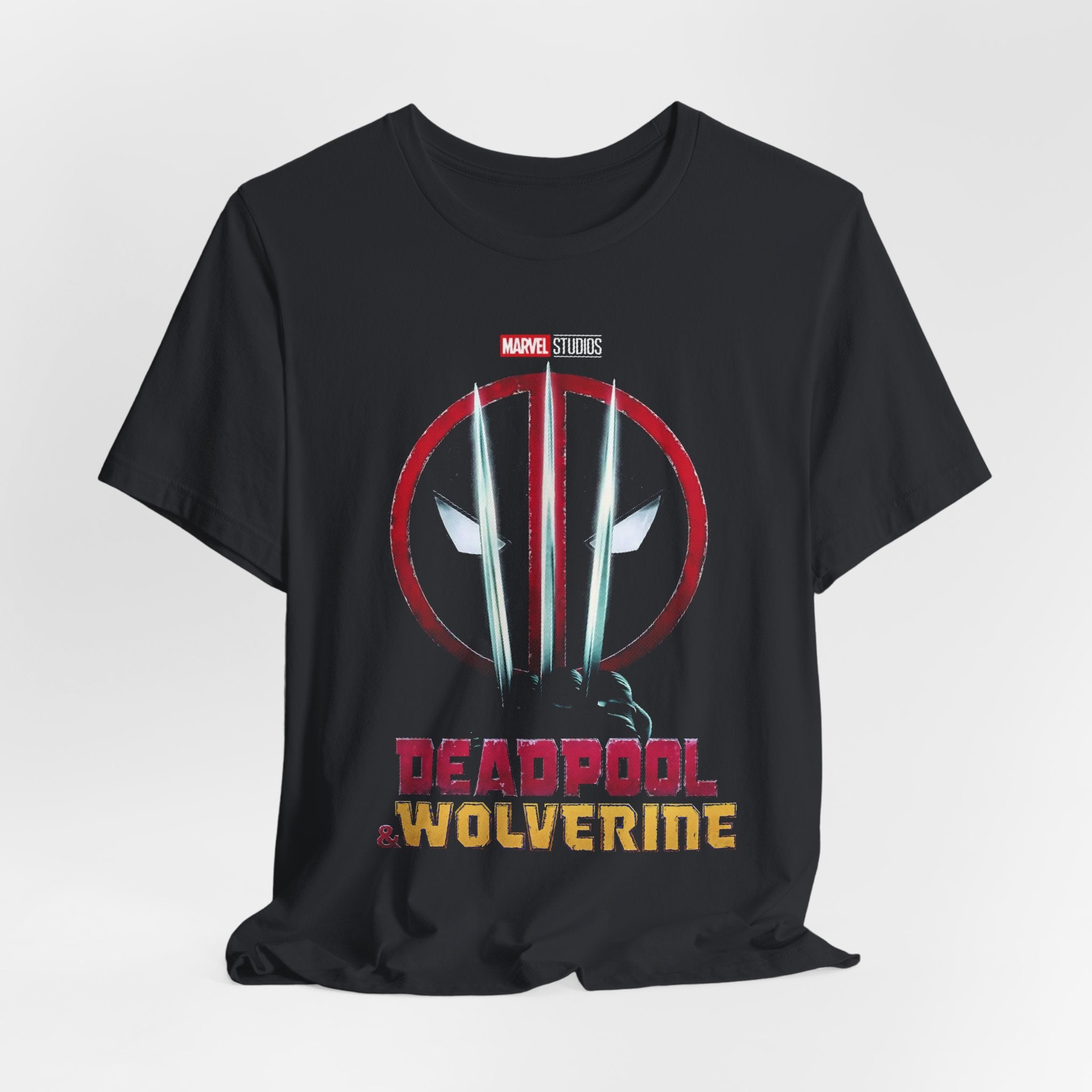 Deadpool and Wolverine T-Shirt – Marvel Graphic Tee for Comic Fans | Unisex Cotton Jersey