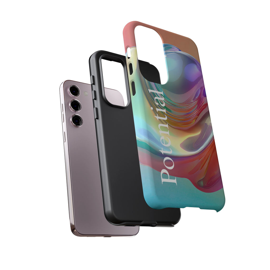 Colorful Phone Tough Case - "Potential" Metamorph Design