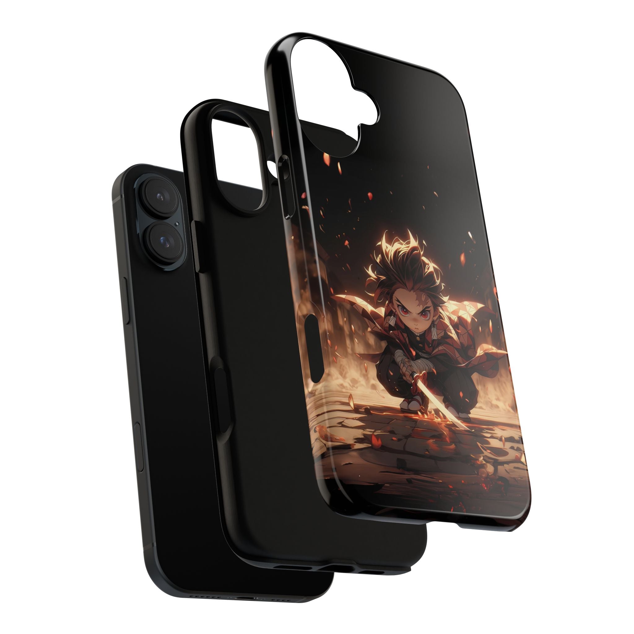 Tough Phone Case – Chibi Tanjiro Kamado Anime Protective Case for iPhone & Samsung