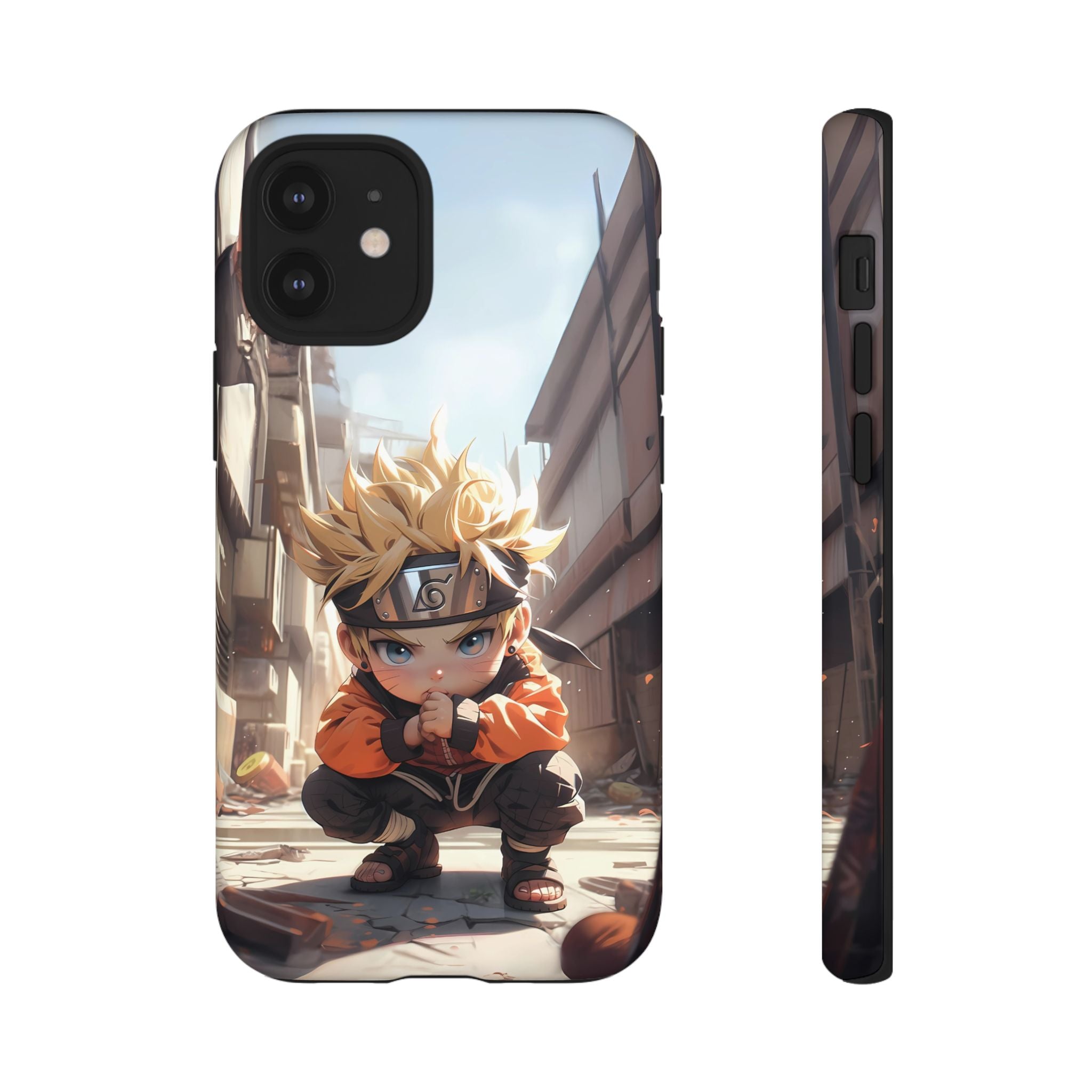 Chibi Naruto Tough Phone Case – Anime Protective Case for iPhone & Samsung, UV Resistant, Durable & Stylish