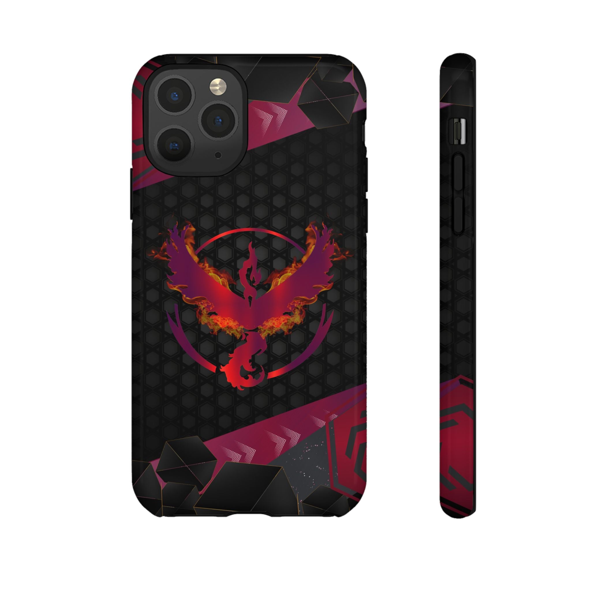 Pokémon Phone Case – Team Valor Tough & Rugged Dual-Layer Protection for iPhone, Samsung, Pixel | Wireless Charging Ready