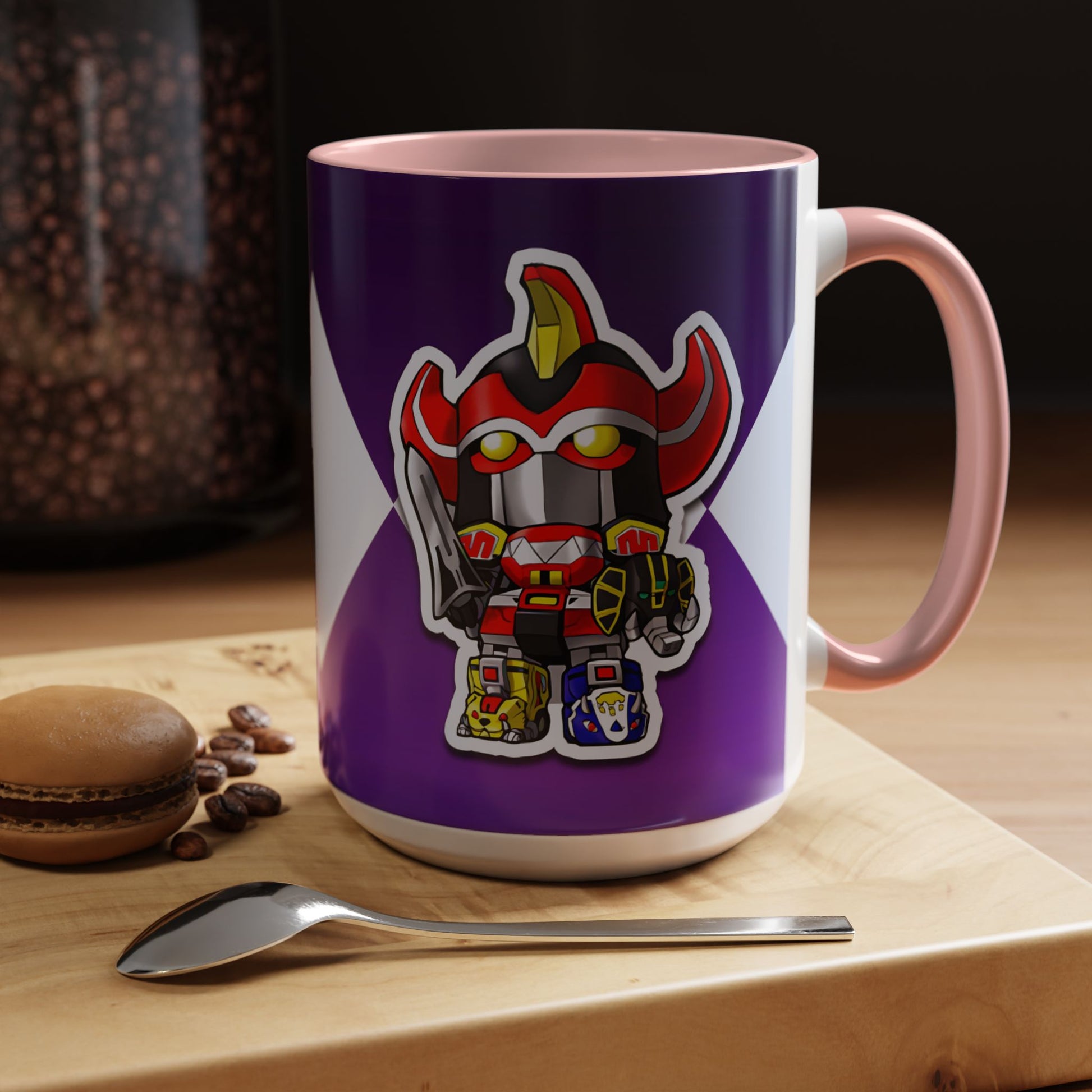 Mug Mighty Morphin Power Rangers Megazord Ceramic Mug - 11oz & 15oz Coffee Mug - Accent Mug for Pop Culture Fans