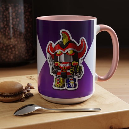 Mug Mighty Morphin Power Rangers Megazord Ceramic Mug - 11oz & 15oz Coffee Mug - Accent Mug for Pop Culture Fans