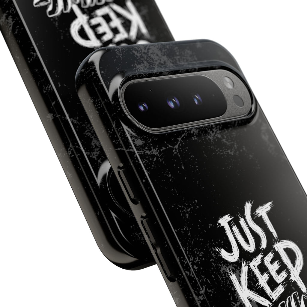 Tough Cases - Keep Moving Forward Quote Themed Phone Protection for iPhone, Samsung, and Google Pixel (Matte/Glossy)