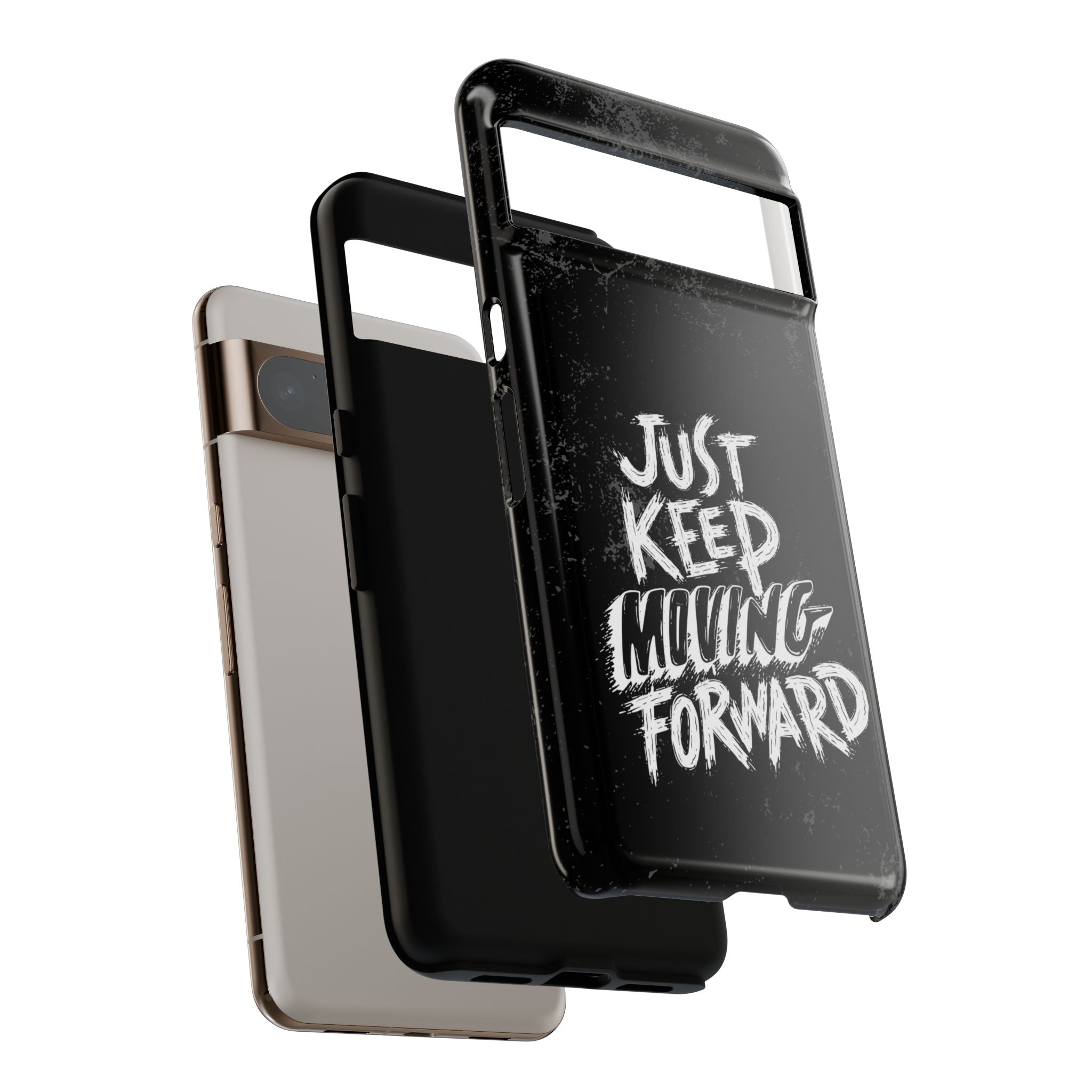 Tough Cases - Keep Moving Forward Quote Themed Phone Protection for iPhone, Samsung, and Google Pixel (Matte/Glossy)